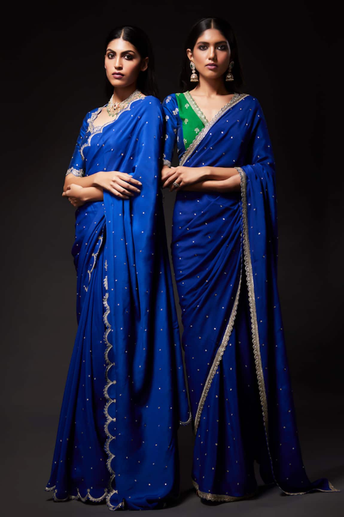 Kavitha Gutta Embroidered Saree With Blouse
