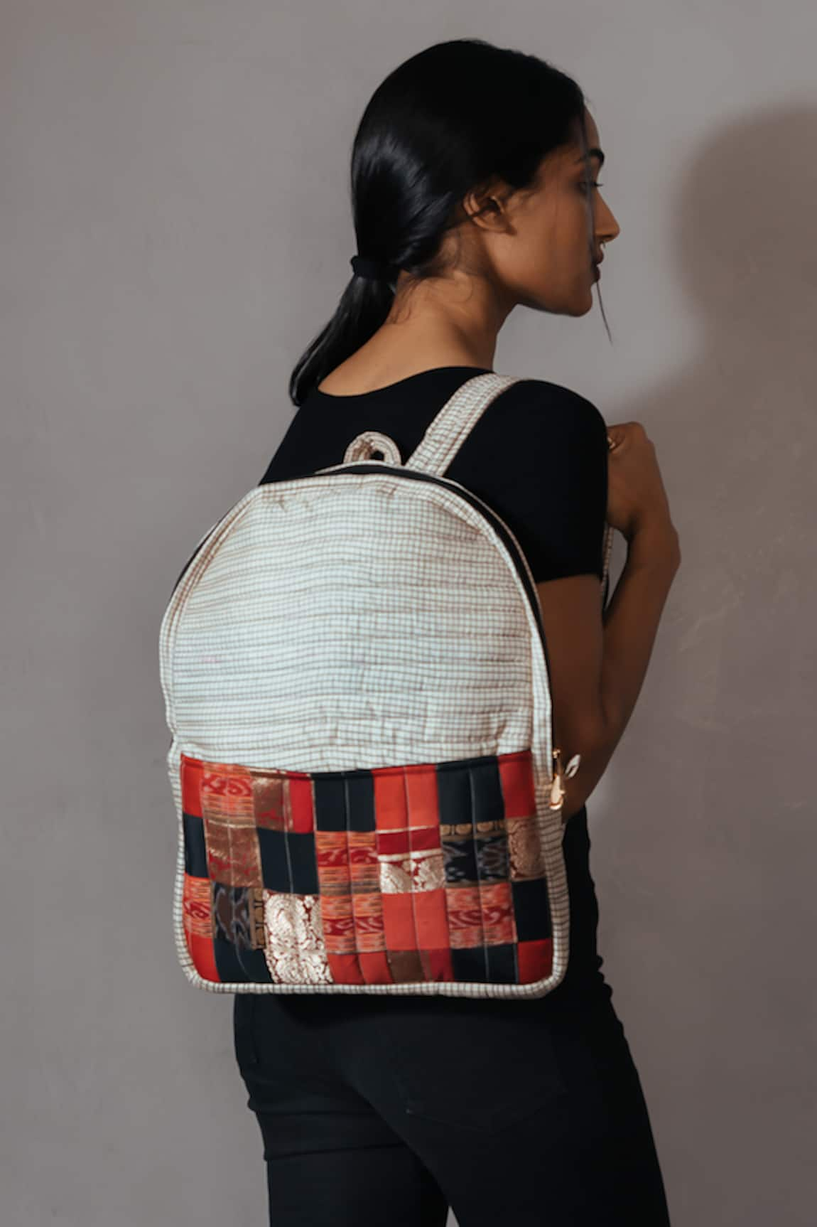 Riti Kaushiki Godhadi Patchwork Petite Backpack