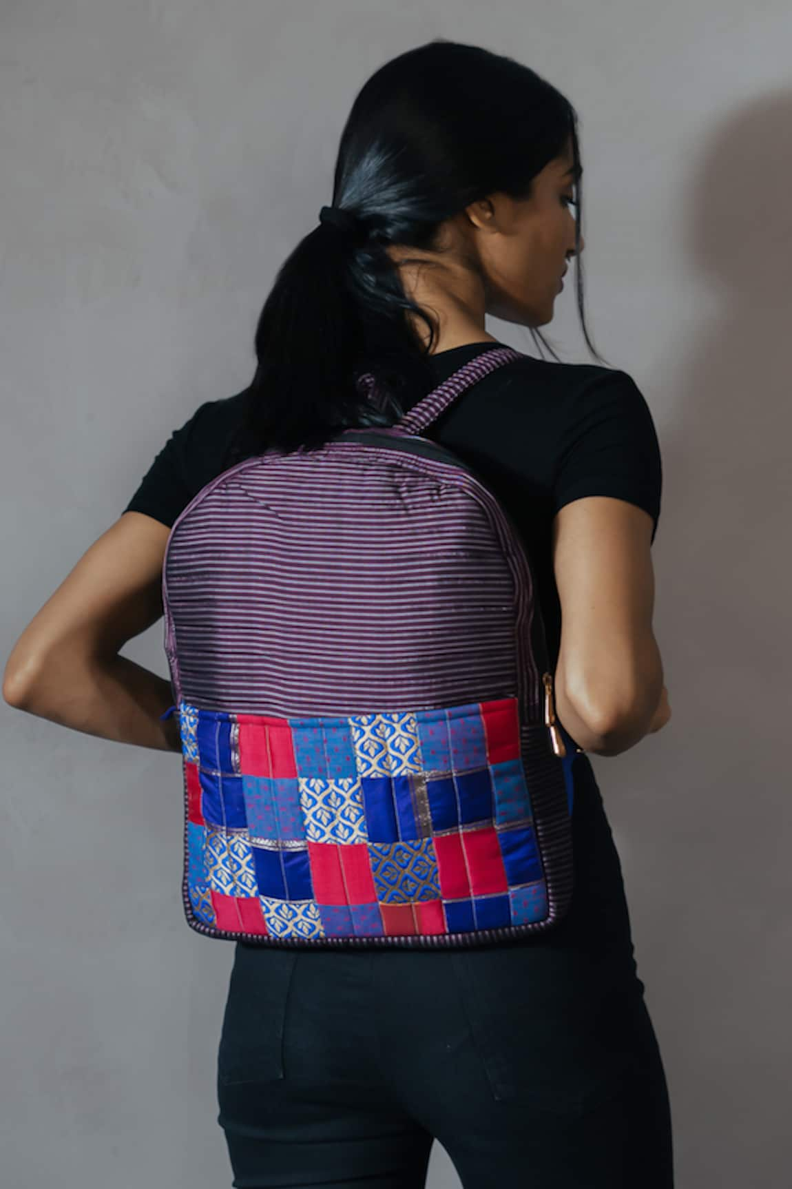 Riti Kaushiki Vintage Patchwork Petite Backpack