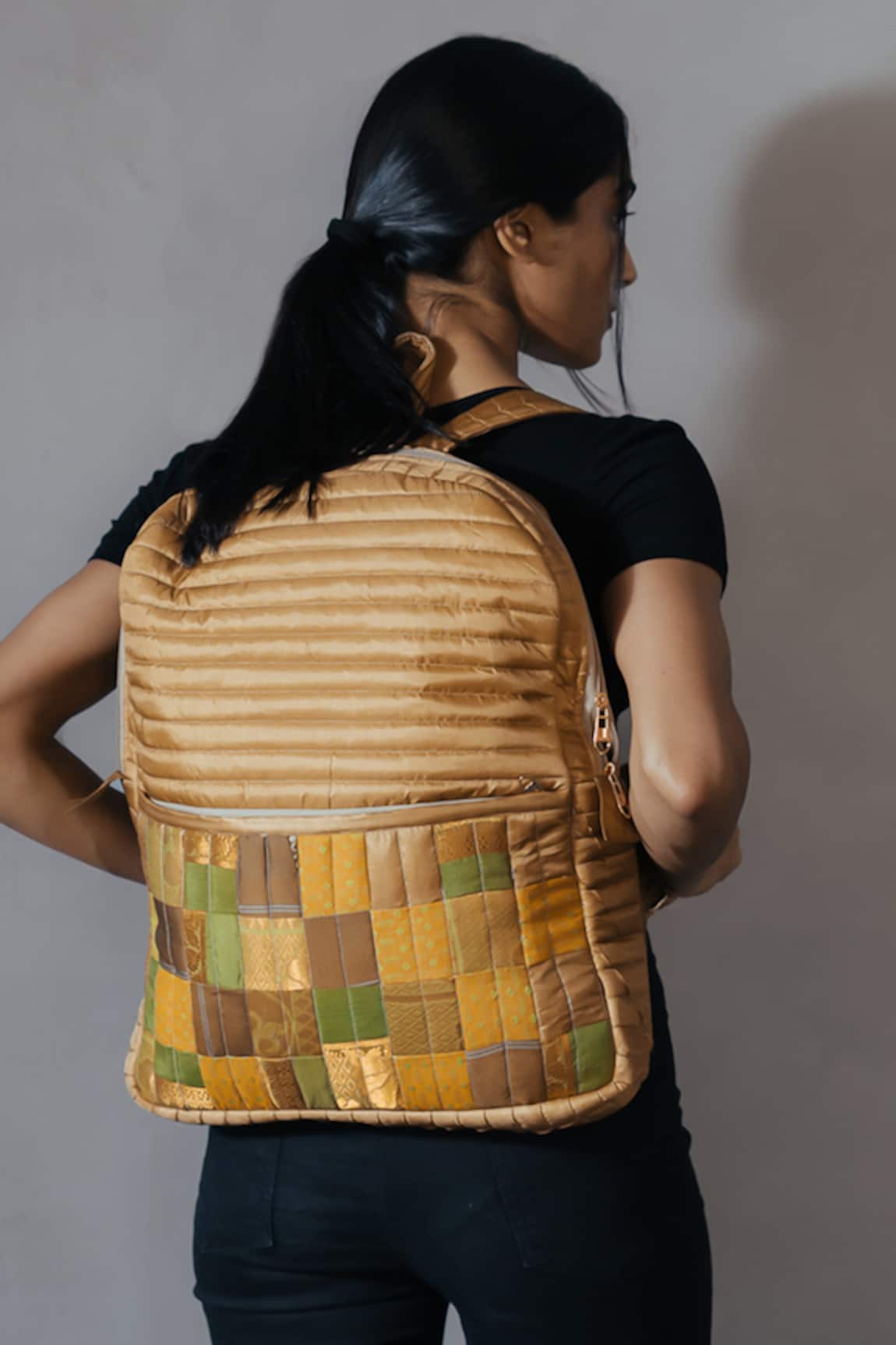 Riti Reshma Godhadi Patchwork Backpack