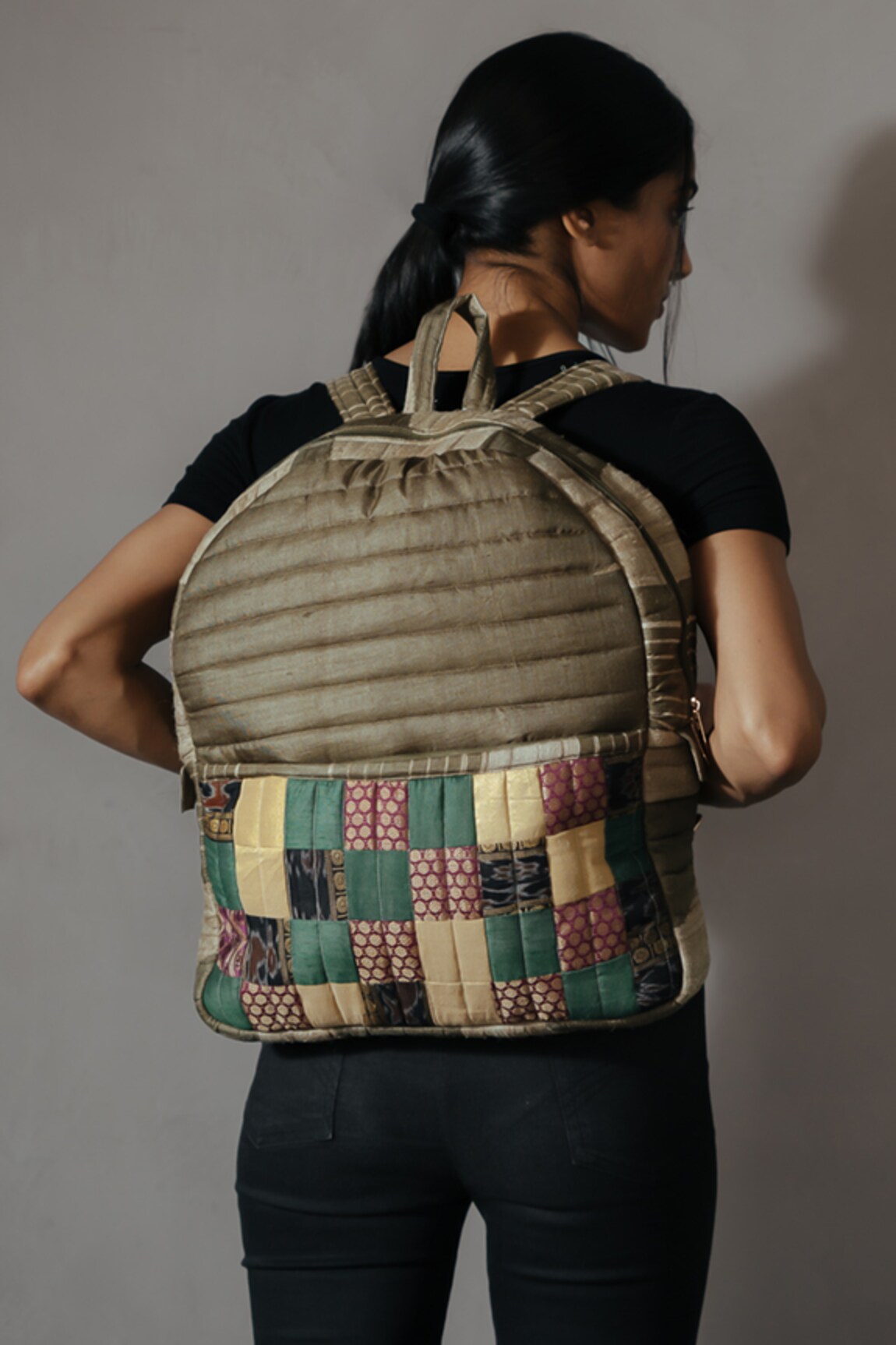 Riti Reshma Grande Patchwork Backpack