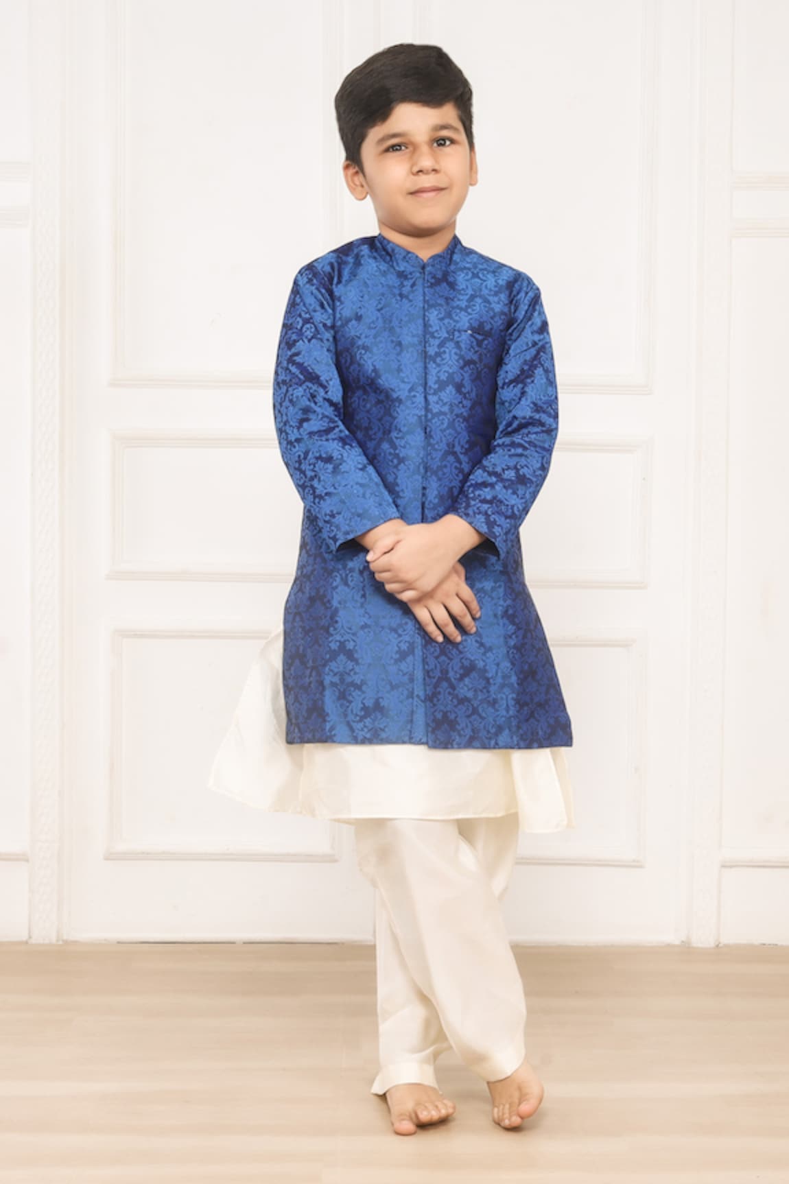 Pinkcow designs pvt ltd Brocade Kurta Pant Set