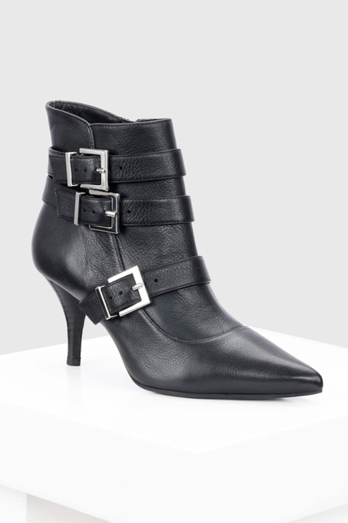 Oroh Valeria Multi Buckle Embellished Boots 