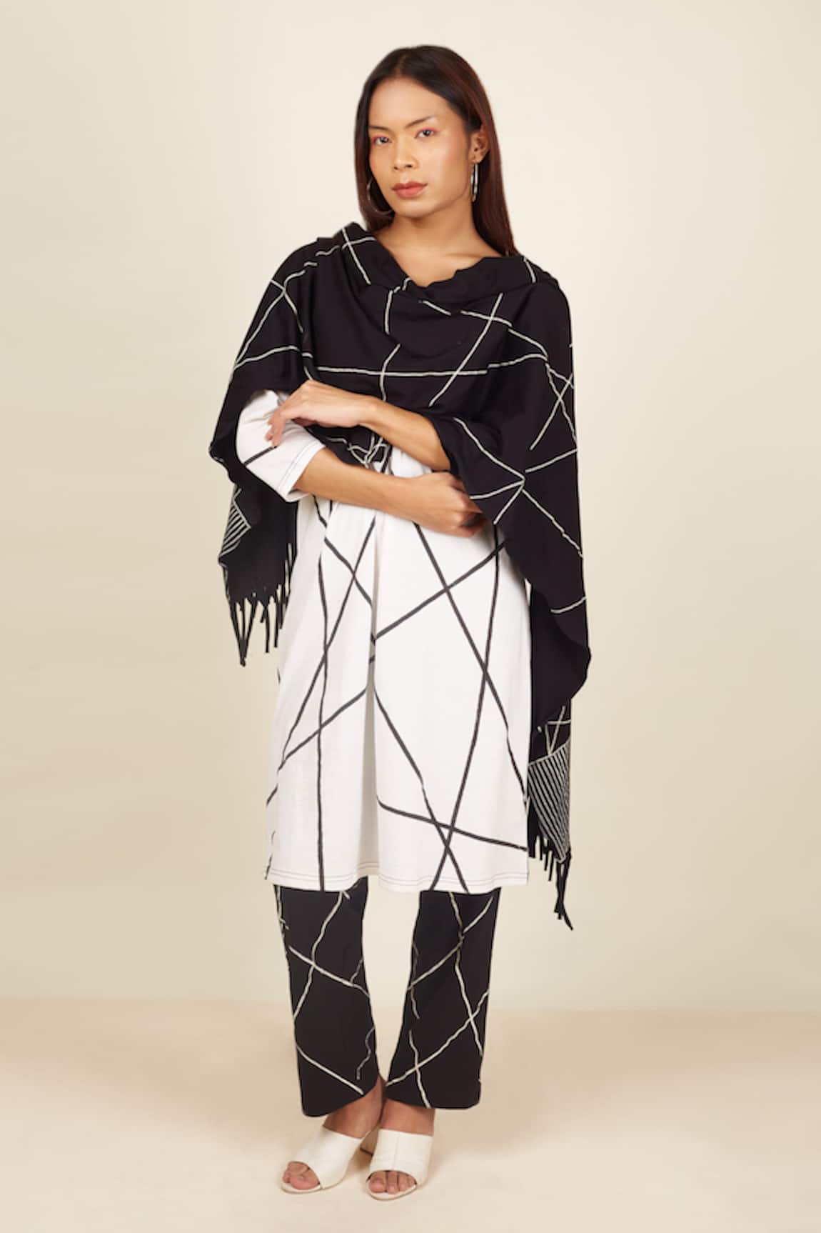 Banana Labs Friction Hand Block Print Kurta Pant Set 