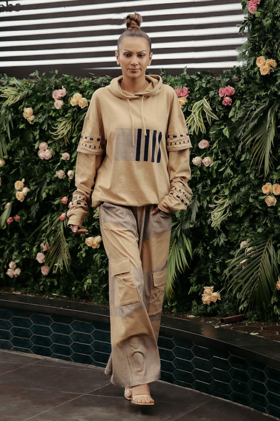Banana Labs Hand Block Print Hoodie & Pant Set 