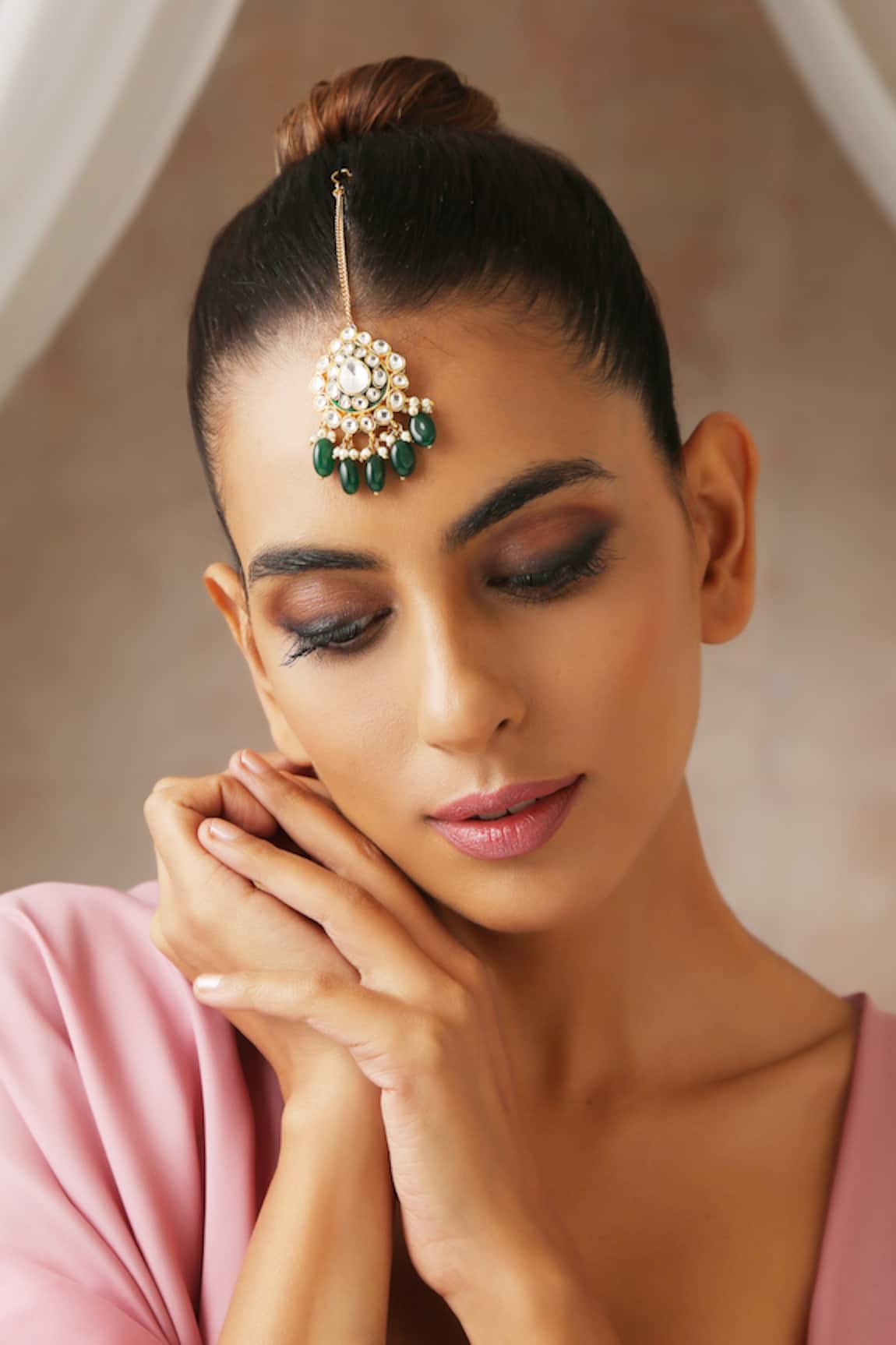 Swabhimann Tear Drop Shaped Maangtikka 