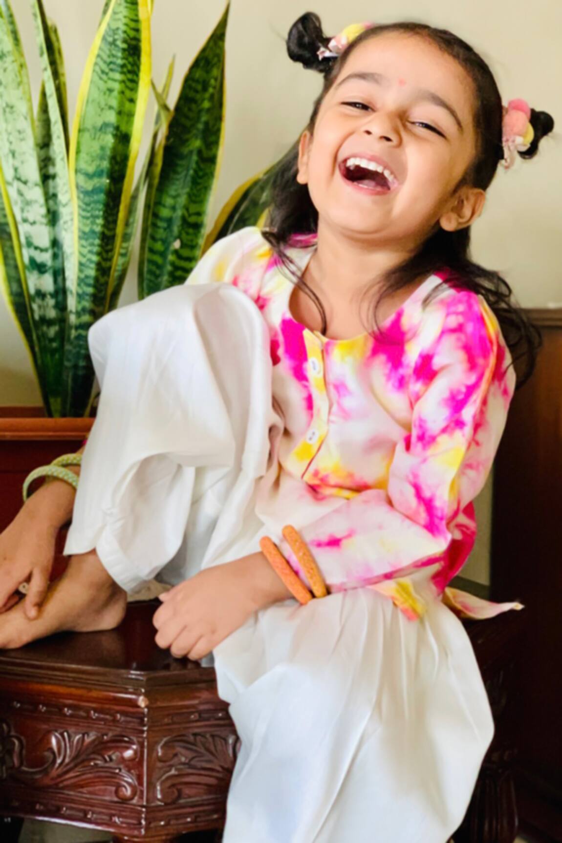 Rage Attire-Sweta Saria Batik Dye Kurta & Patiala Set