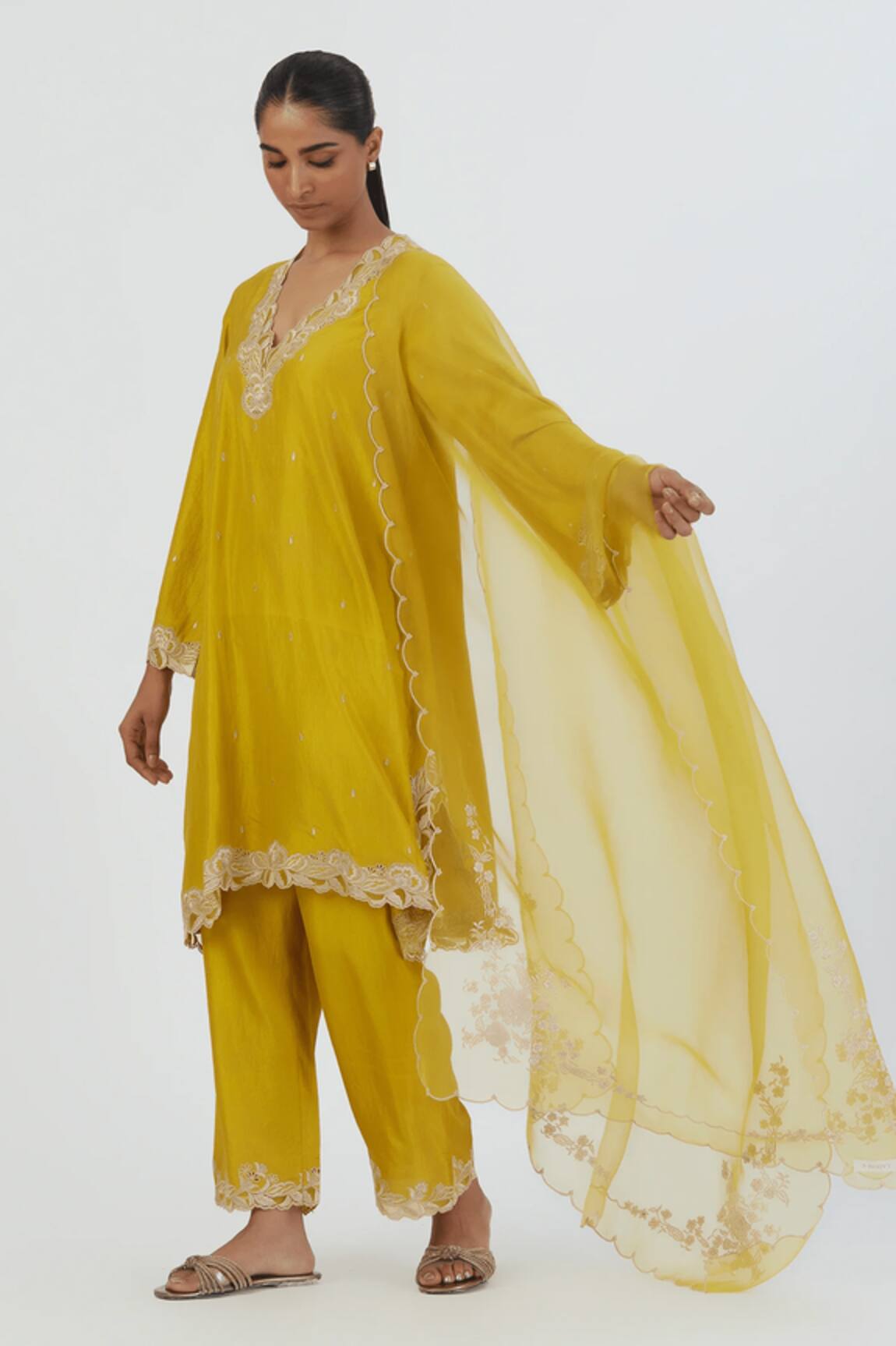 Lajjoo C Nira Embroidered Dupatta