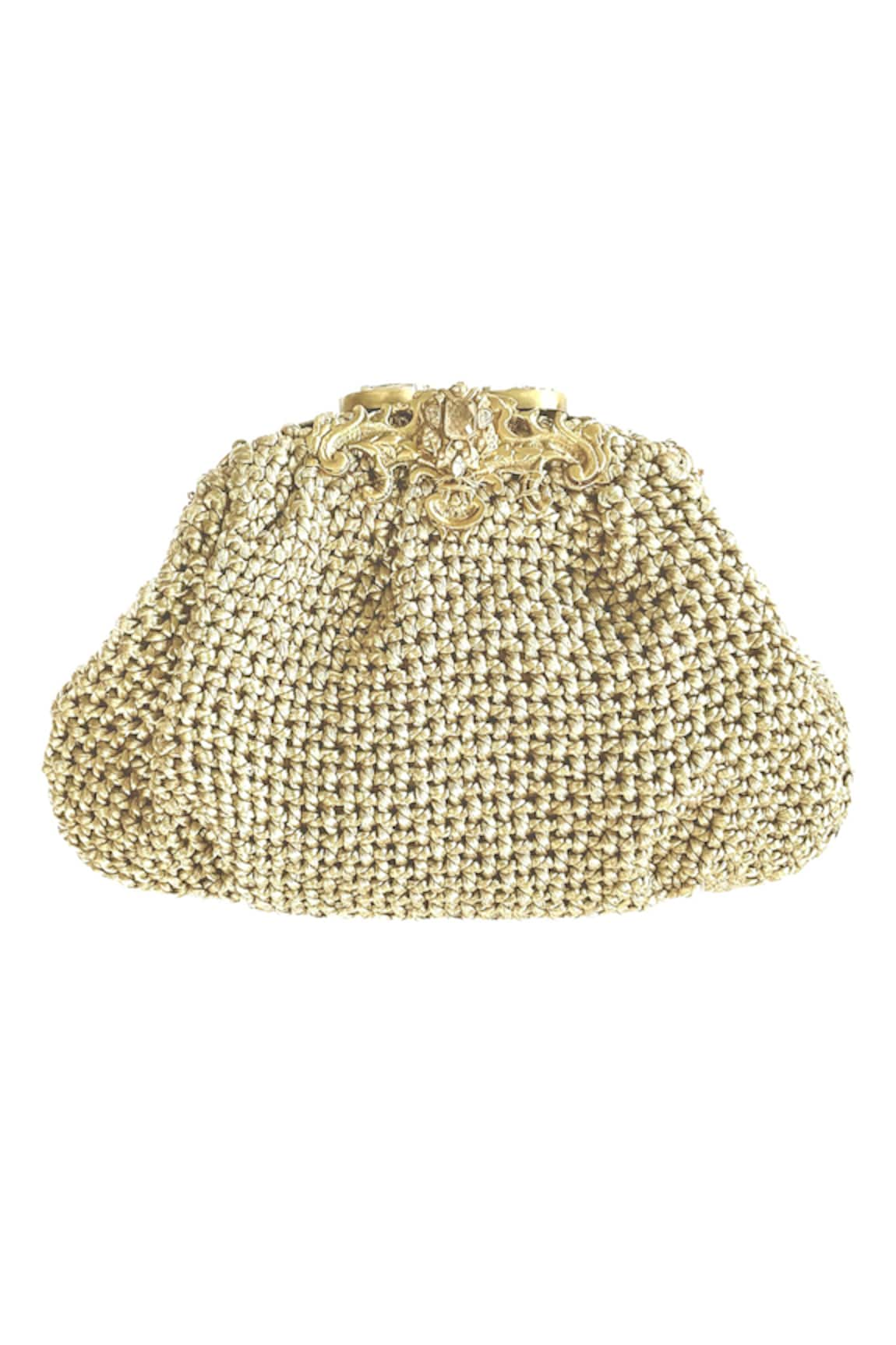 Kokommo Bella Corded Aari Thread Clutch