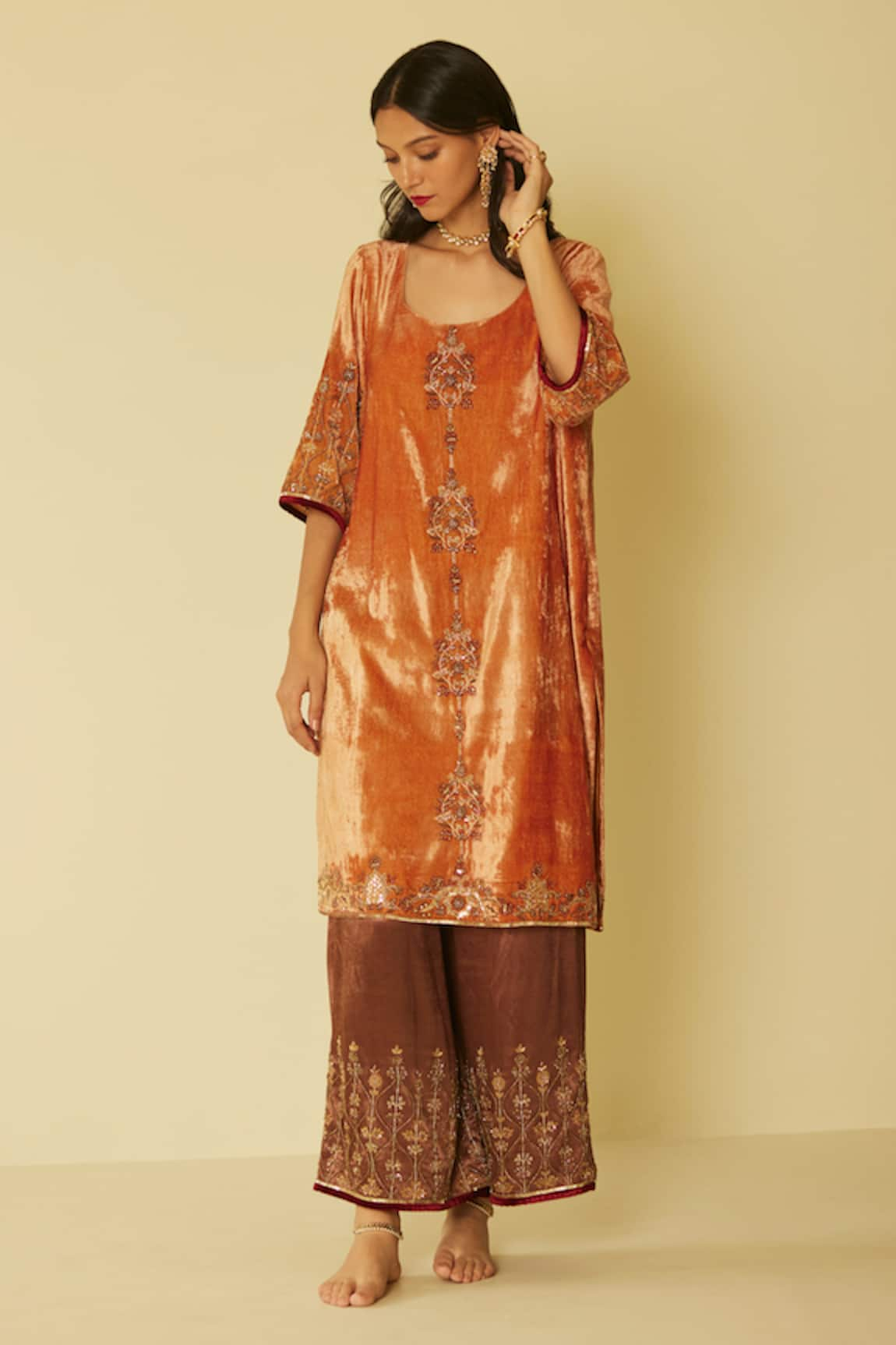 Sarang Kaur Bageecha Embroidered Kurta & Pant Set