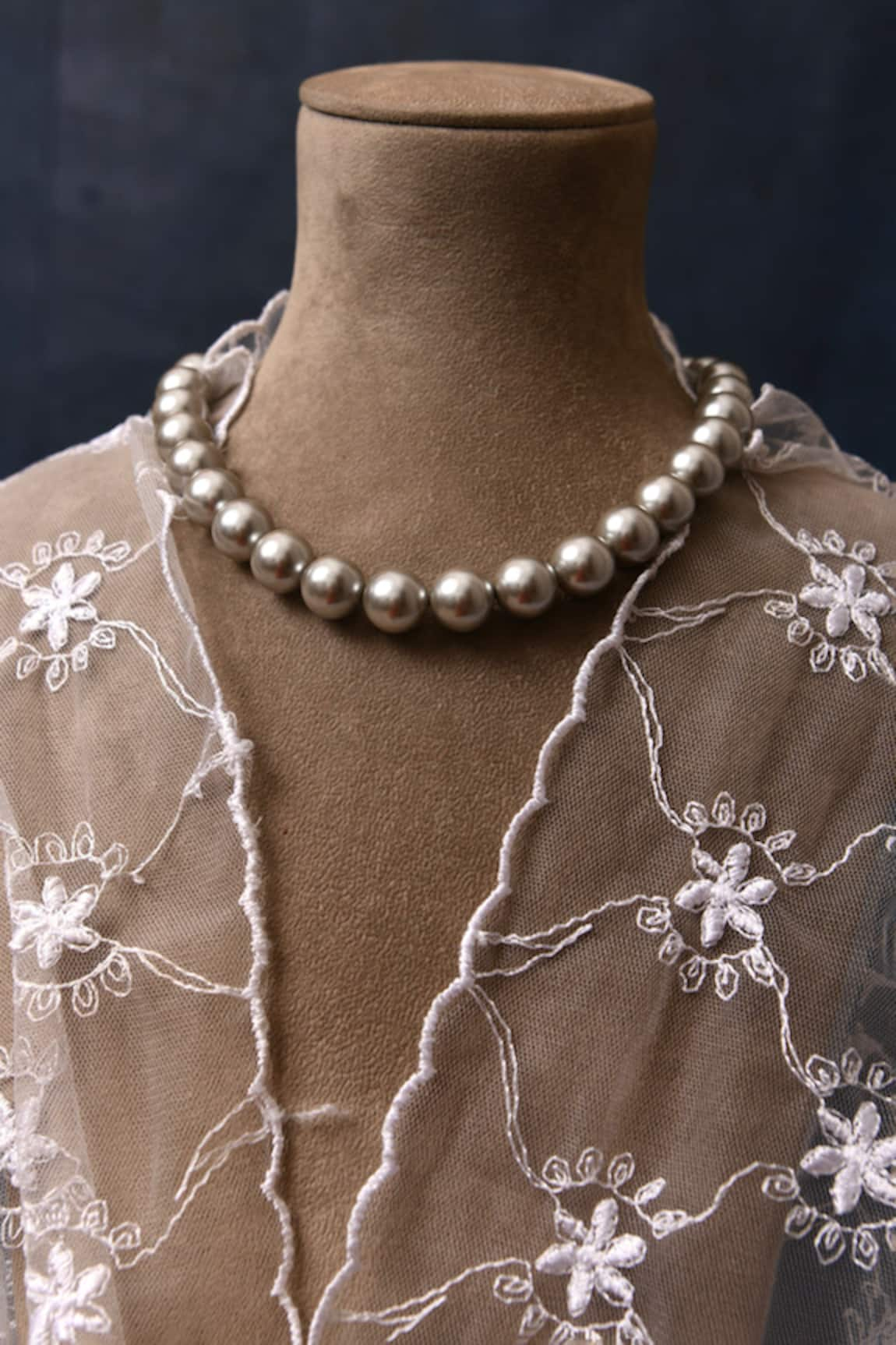 Totapari Silver Lining Pearl Necklace