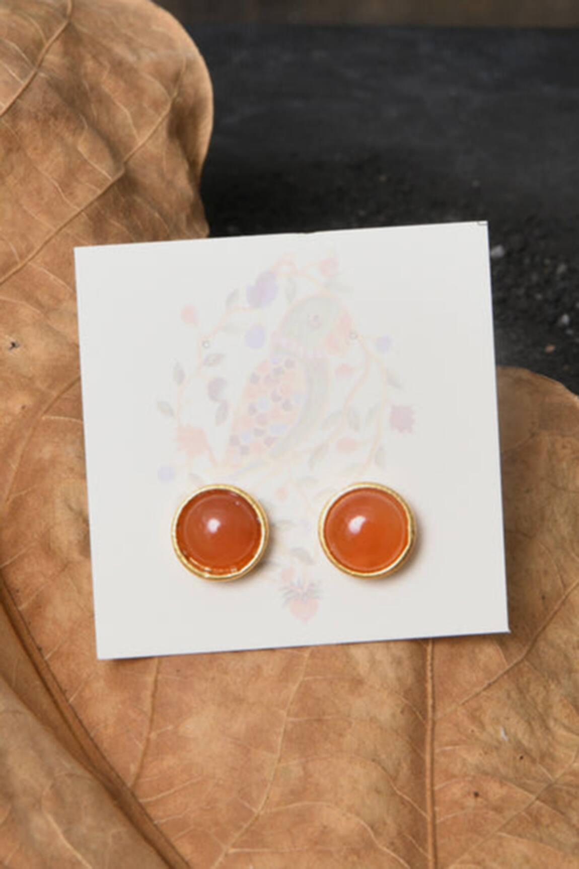 Totapari Sacral Chakra Embellished Stud Earrings