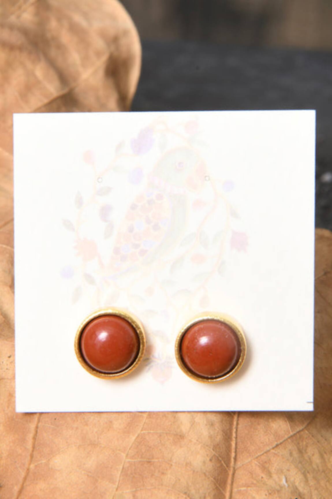 Totapari Root Chakra Embellished Stud Earrings