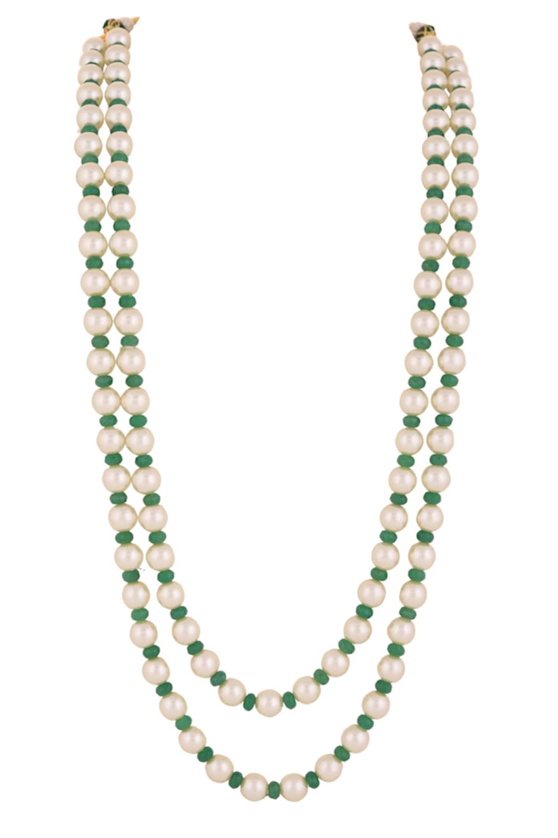 Riana Jewellery Pearls & Beads Embellished Mala