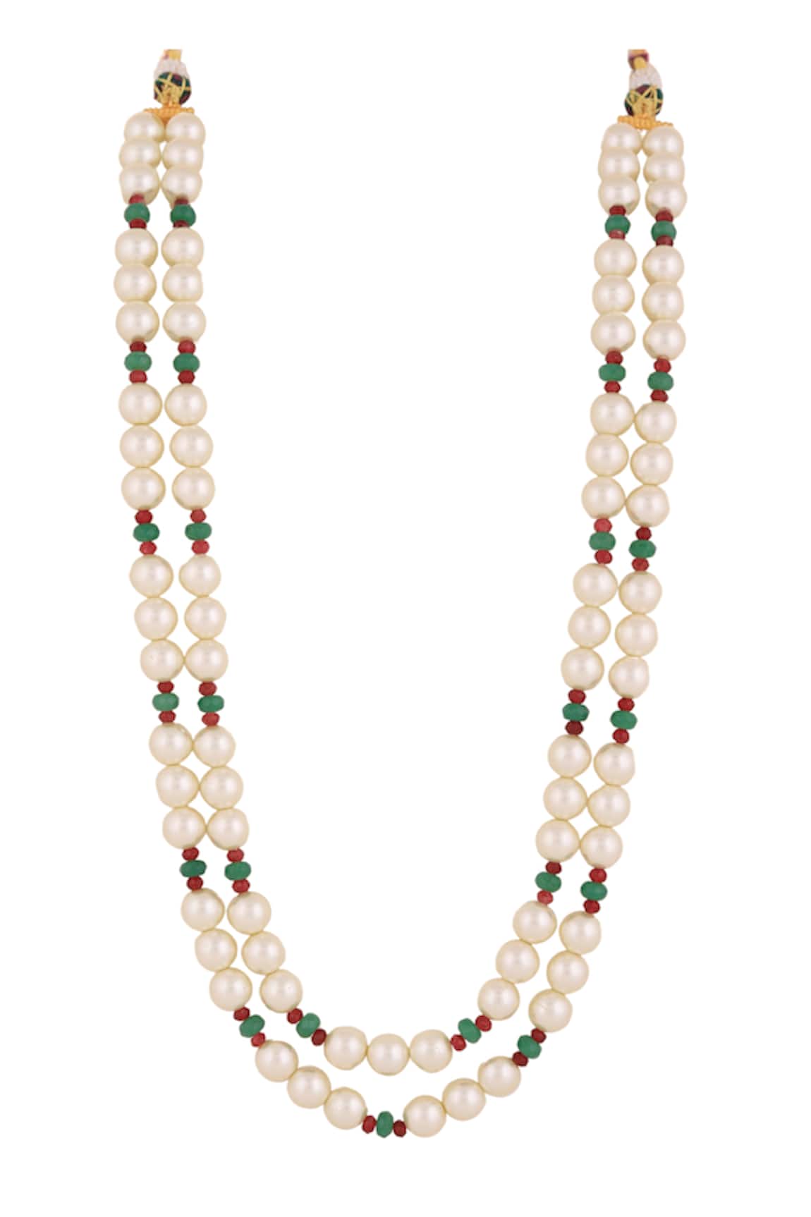 Riana Jewellery Mother Of Pearl Embellished Mala