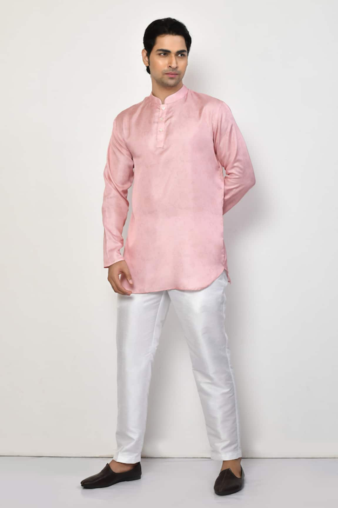 Arihant Rai Sinha Floral Pattern Short Kurta