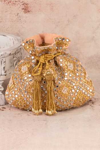 Nayaab By Sonia Royal Abla Mirror Work Potli 