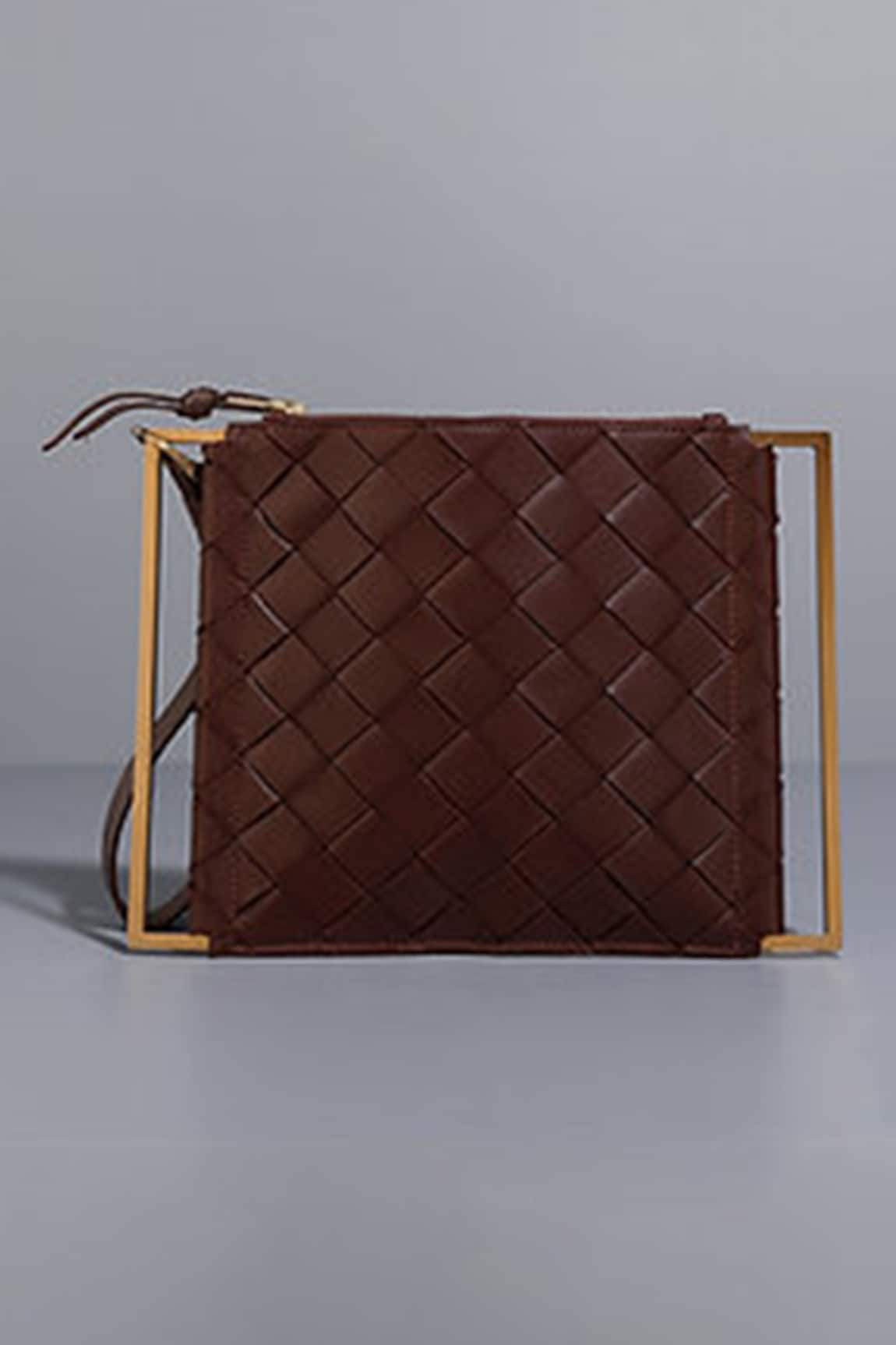 Tann-ed Textured Pochette Clutch