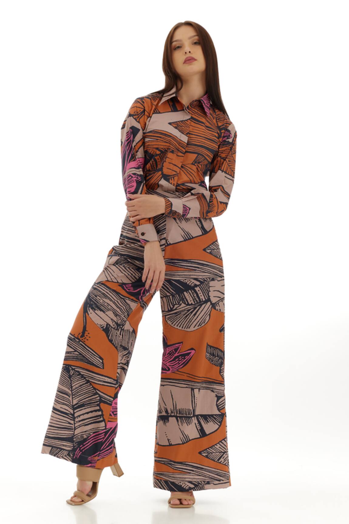 KoAi Tropical Floral Pattern Pant 