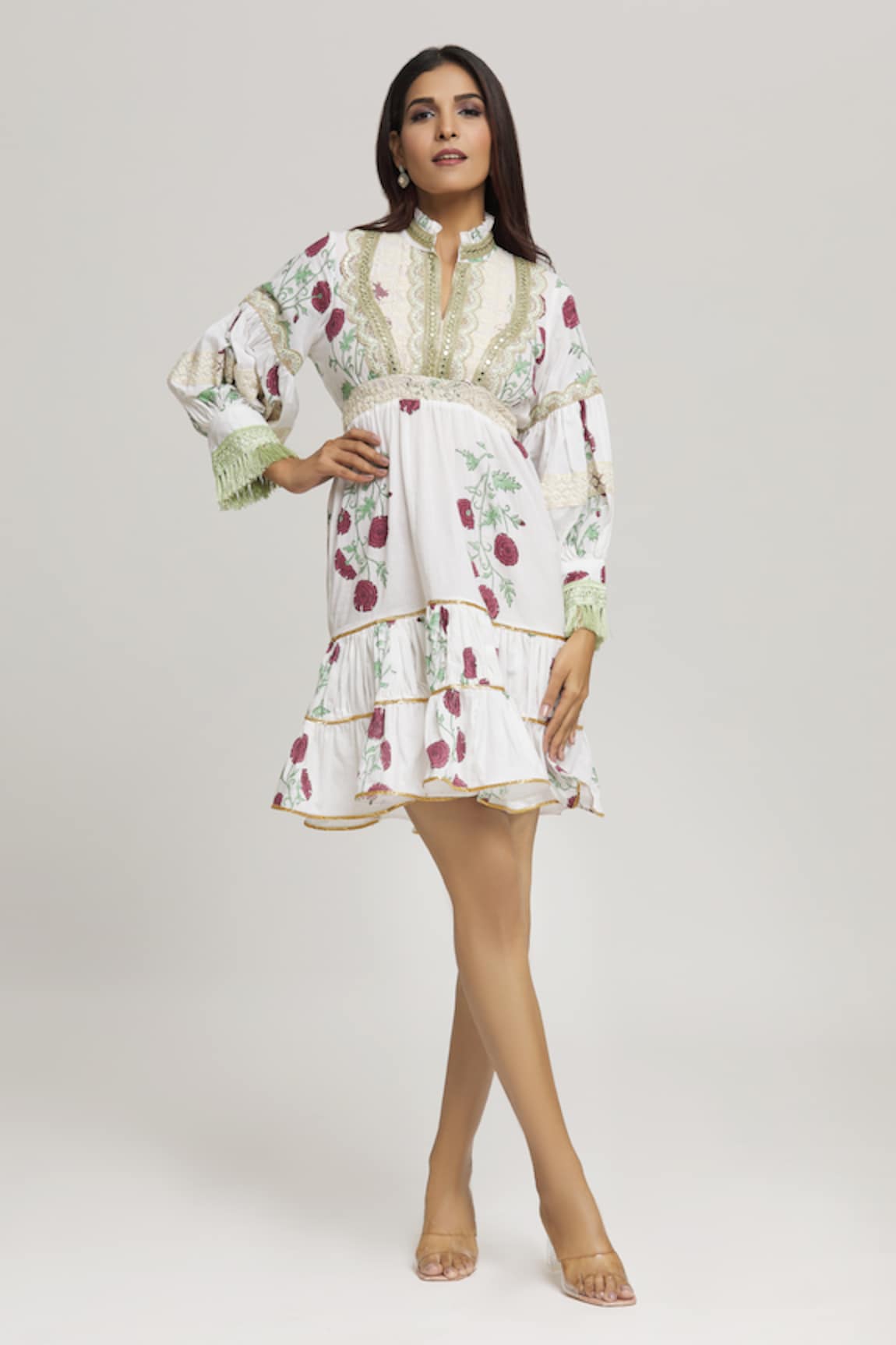 Kunwaraniritu Flower Vine Print Dress