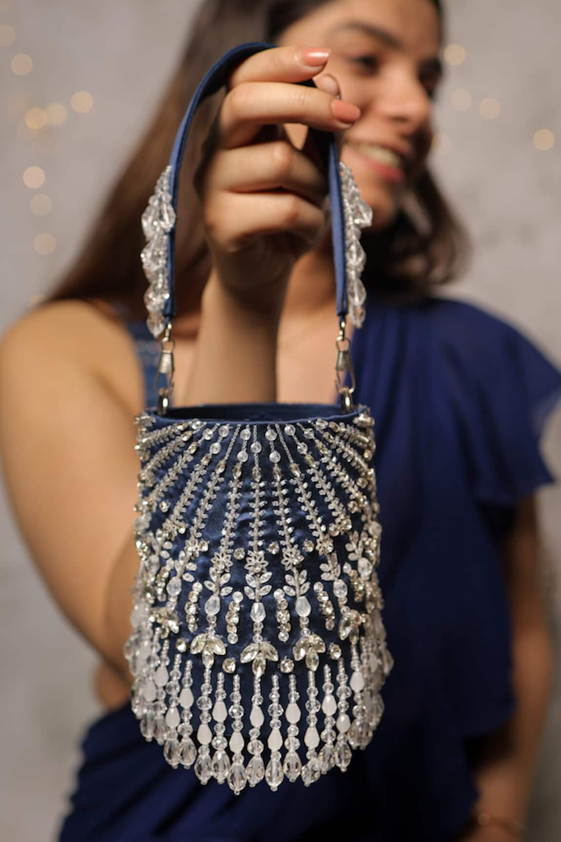 House of Vian Sitarah Bead Embellished Potli