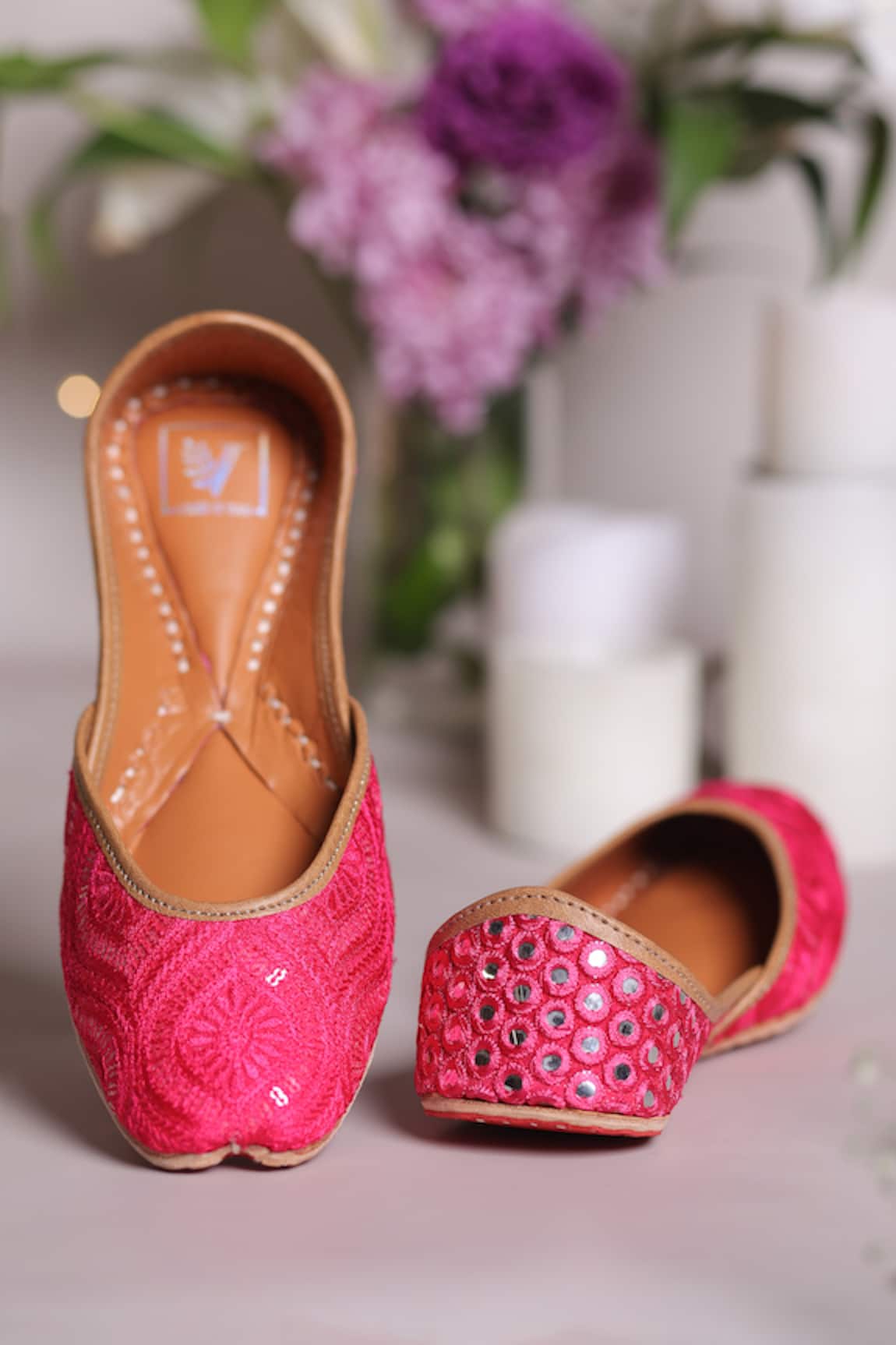 House of Vian Sultana Embroidered Juttis