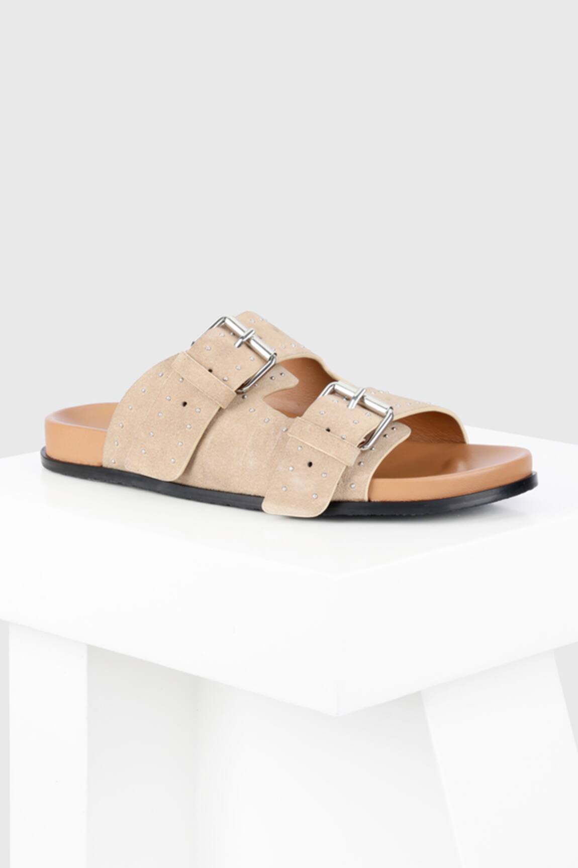 Oroh Meilila Leather Embellished Flat 