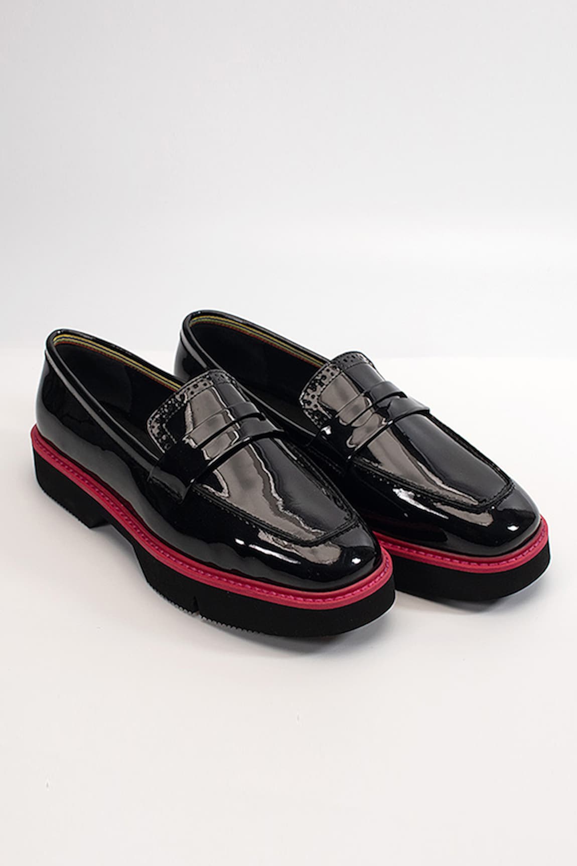 Heel Your Sole Nash Genuine Leather Heeled Loafers