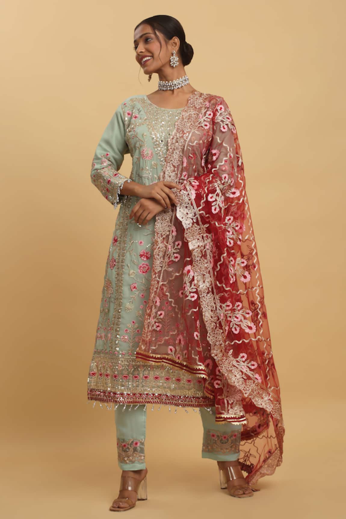 Antique Bridal Lehenga with Short Kurti Dress Online 2021 – Nameera by  Farooq