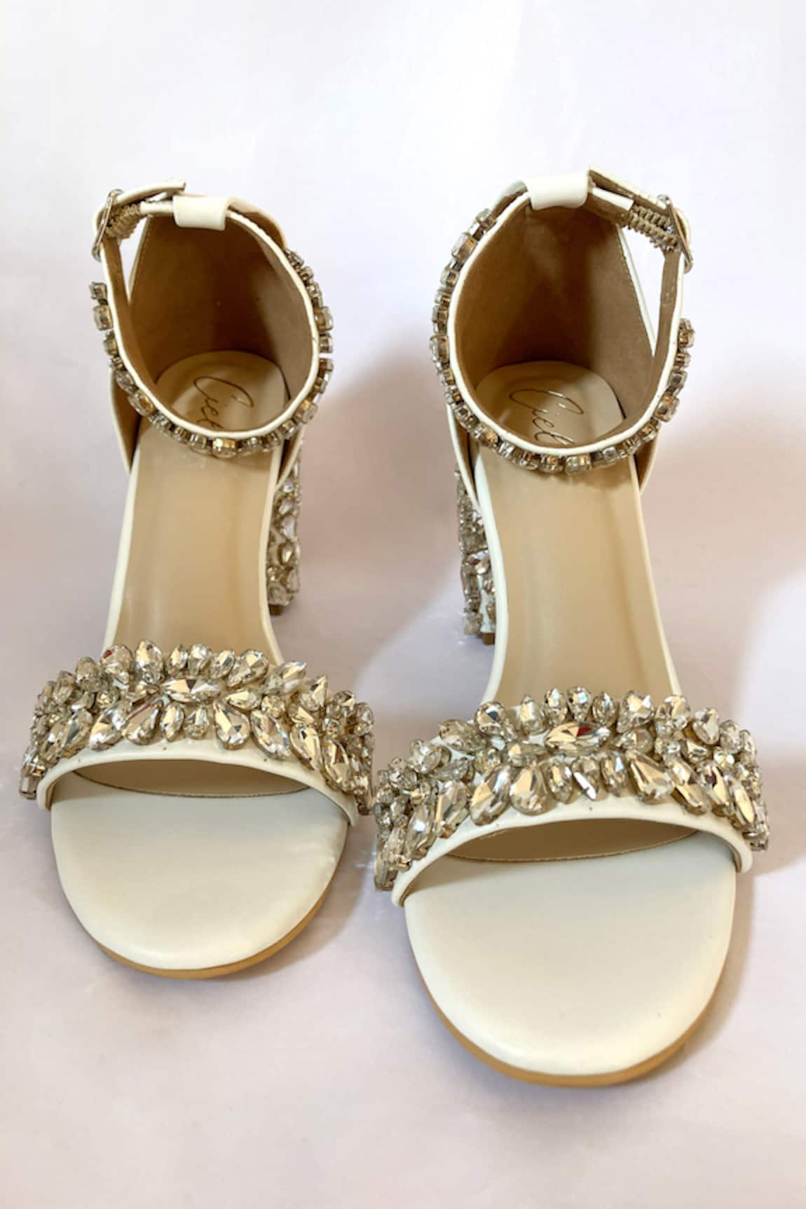 Ciel Zircon Crystal Embellished Heels