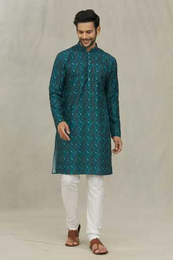 Arihant Rai Sinha Diamond Print Kurta Set 