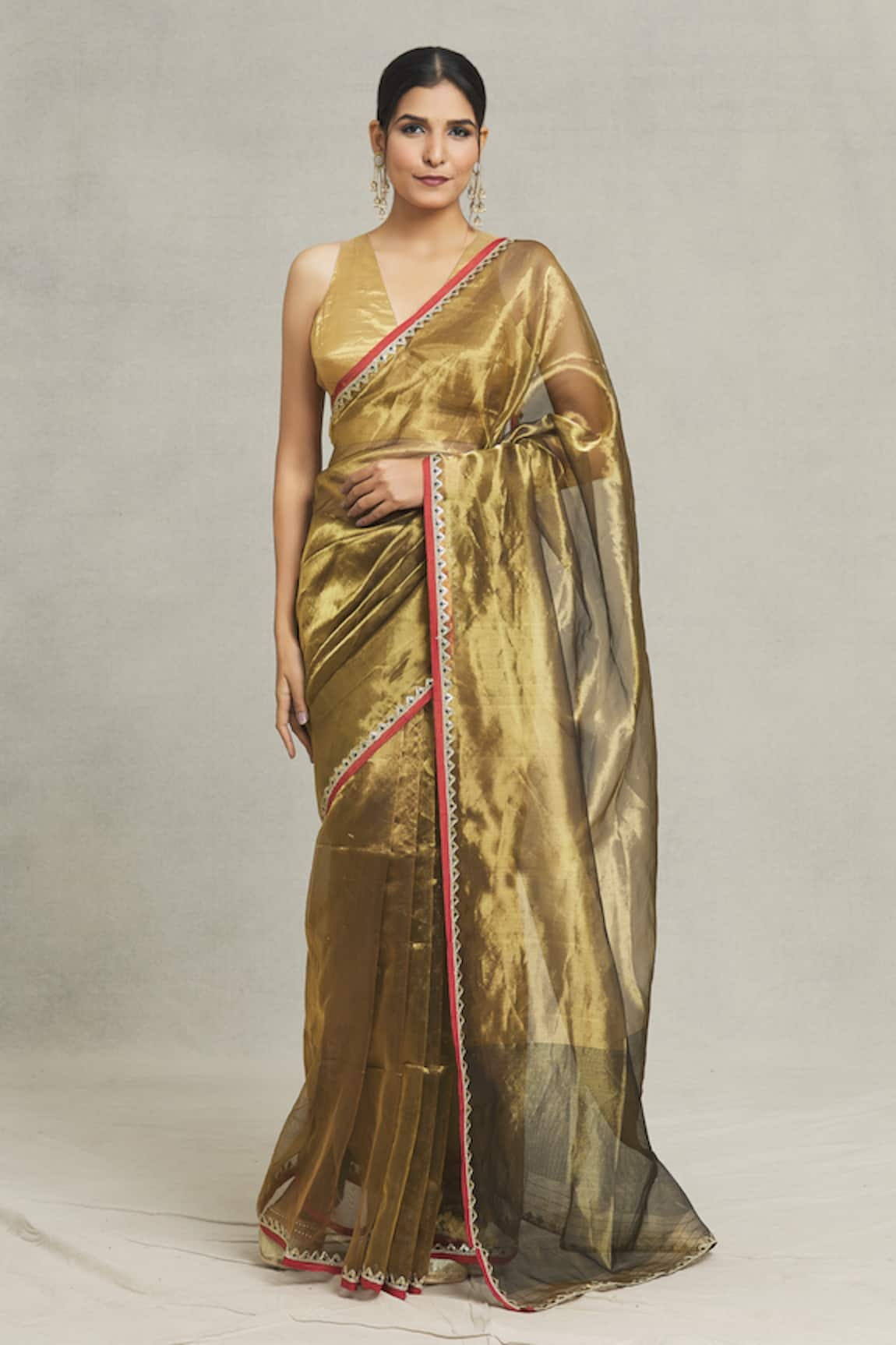 Pranay Baidya Border Embellished Saree