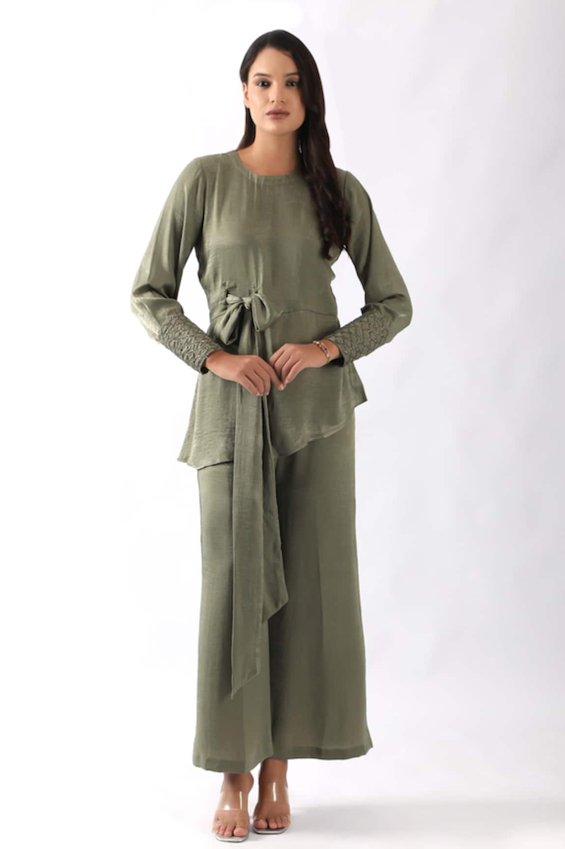 Nemaani Asymmetric Tunic With Pant