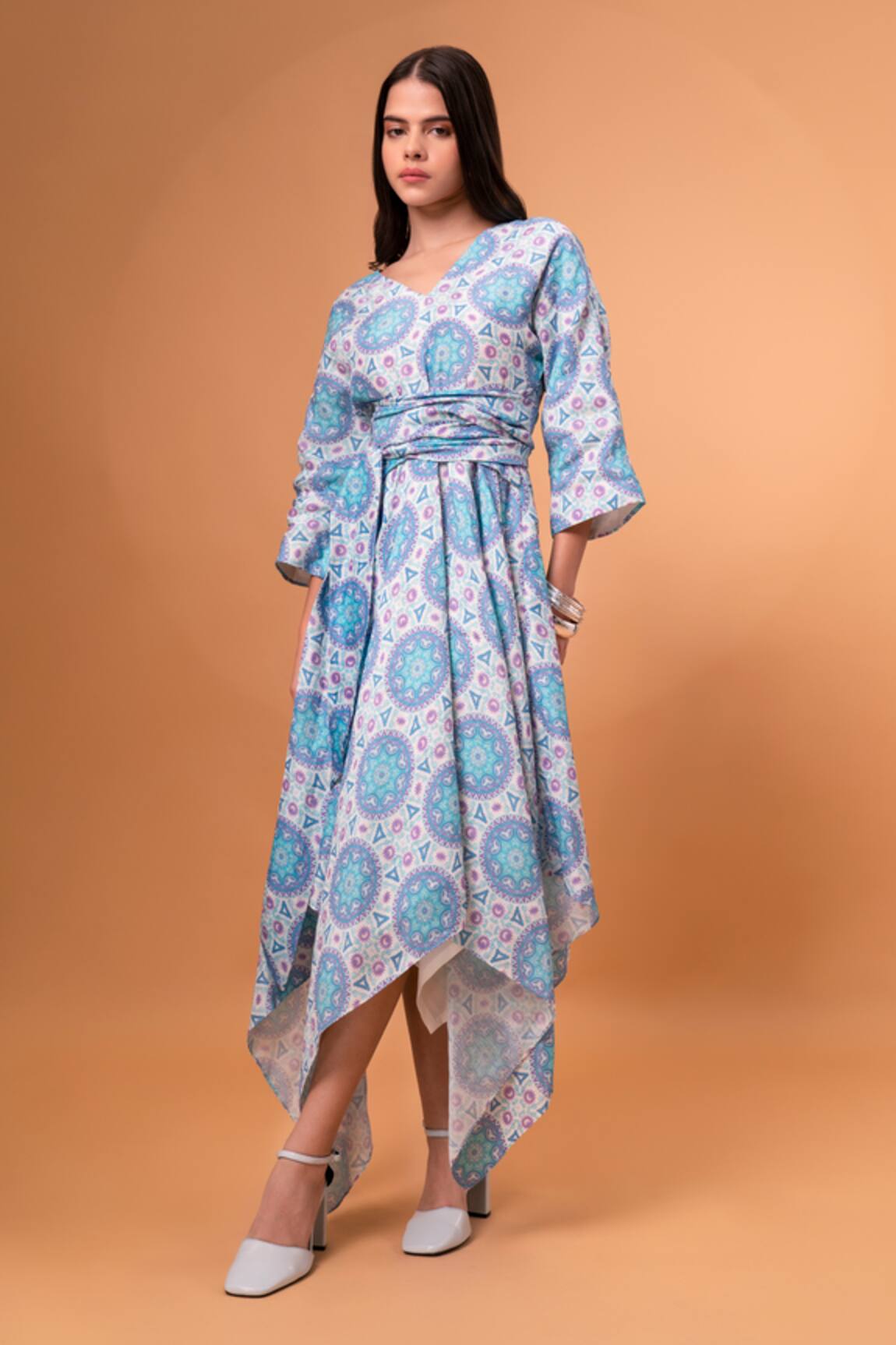 Therealb Mandala Pattern Dress 