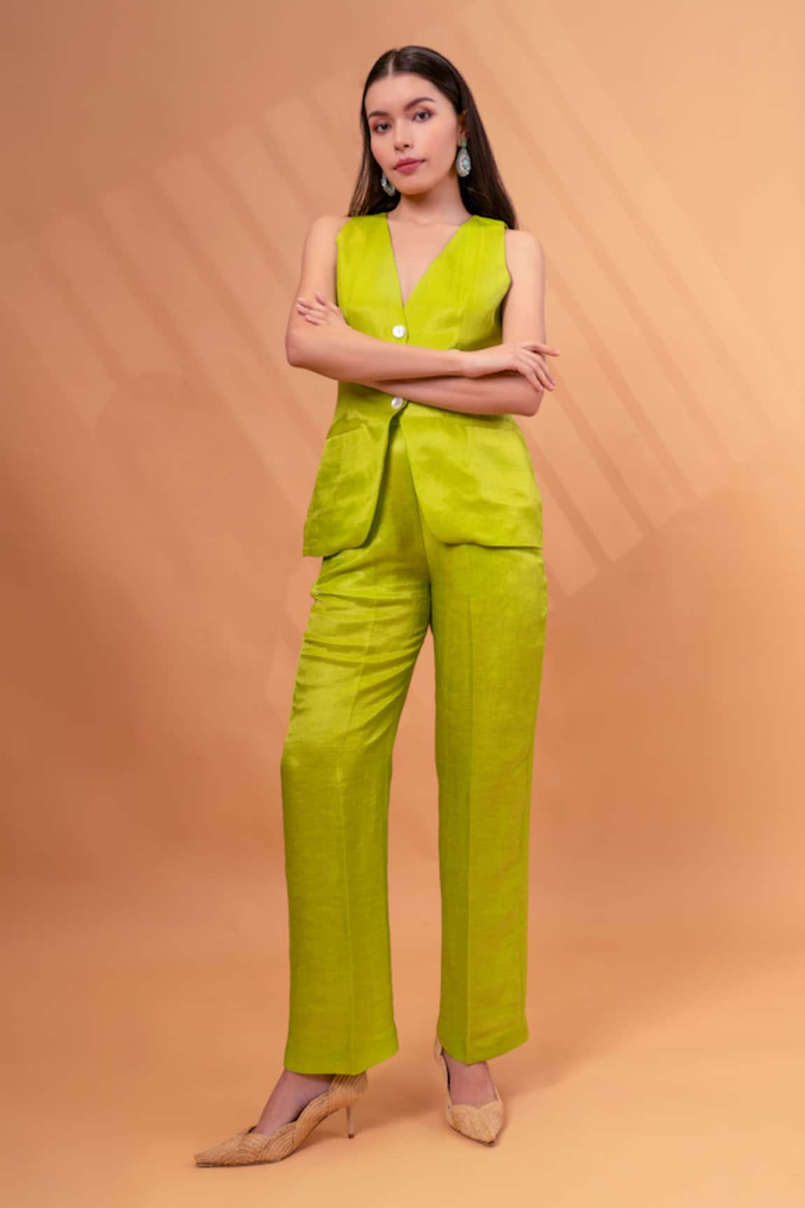 Therealb Solid Jacket With Pant 