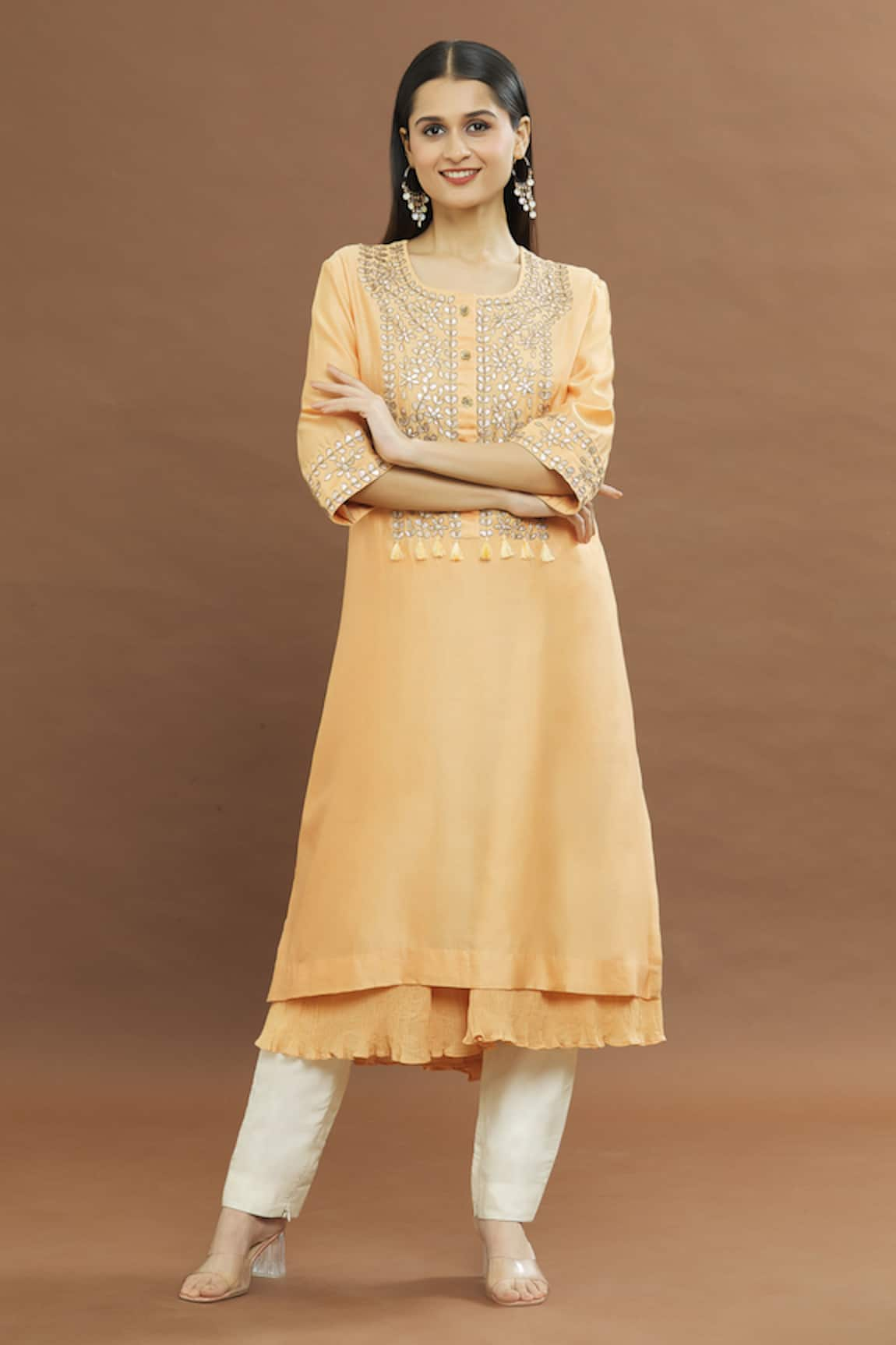 Chandni Rai Gota Work Kurta