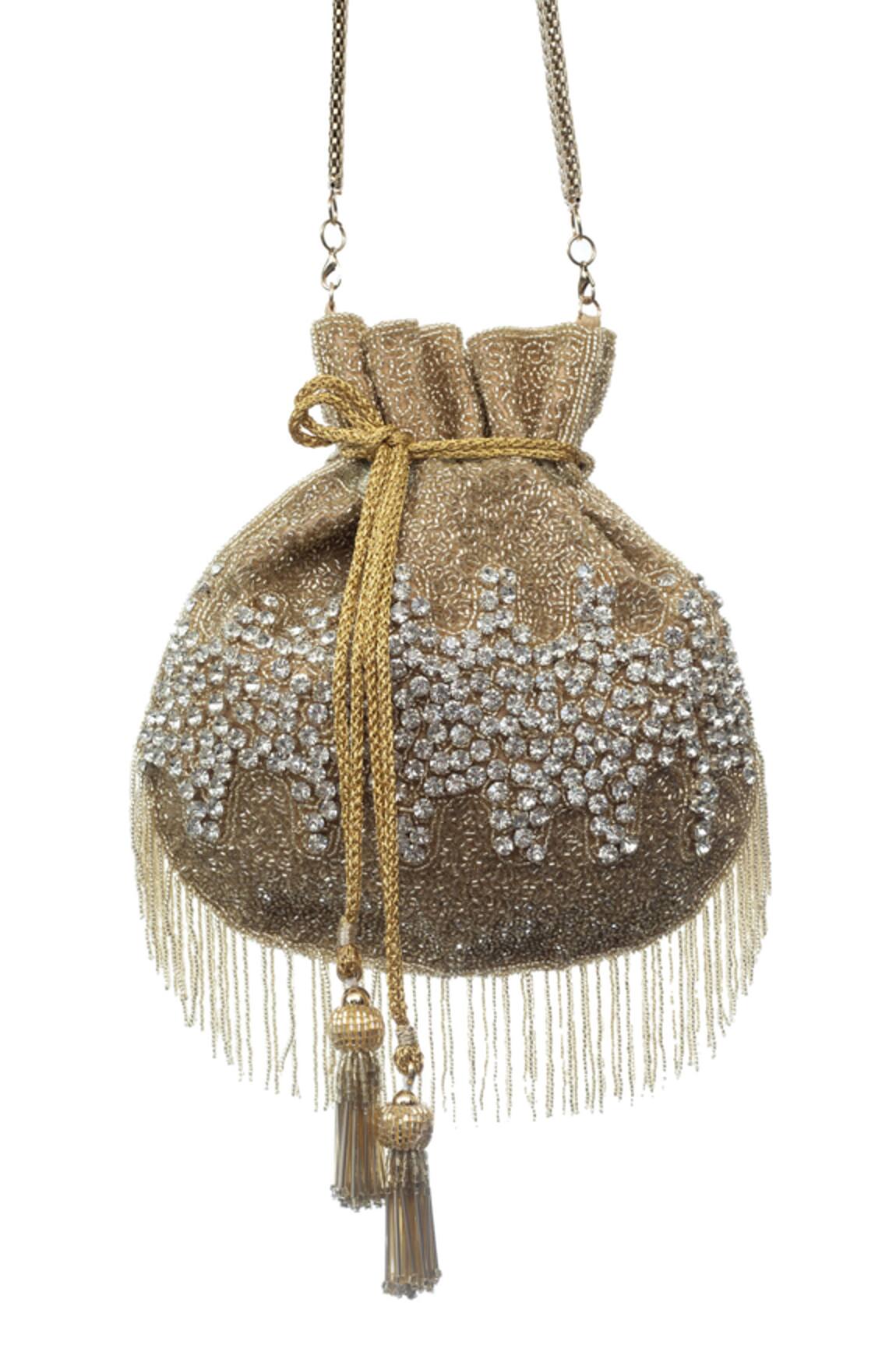 SG Collection By Sonia Gulrajani Aster Embroidered Potli