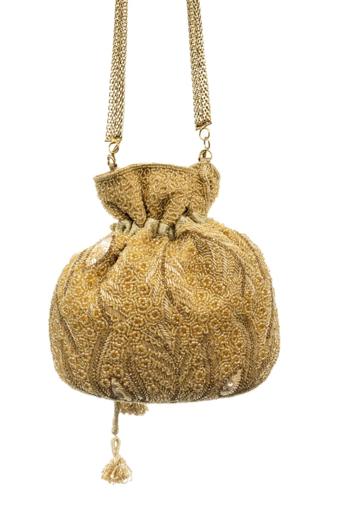 SG Collection by Sonia Gulrajani Mayfair Embroidered Potli Bag 