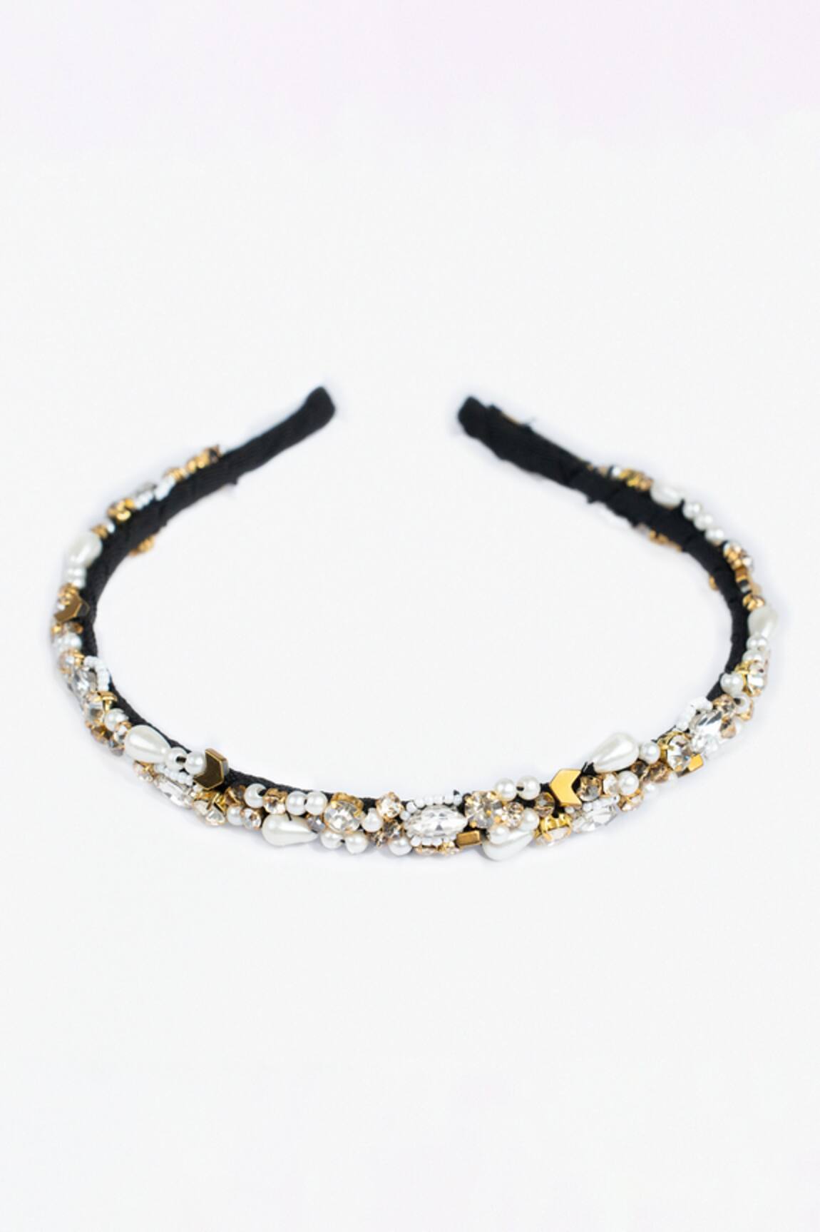 Born Flash Queen Pearl Embellished Hair Band