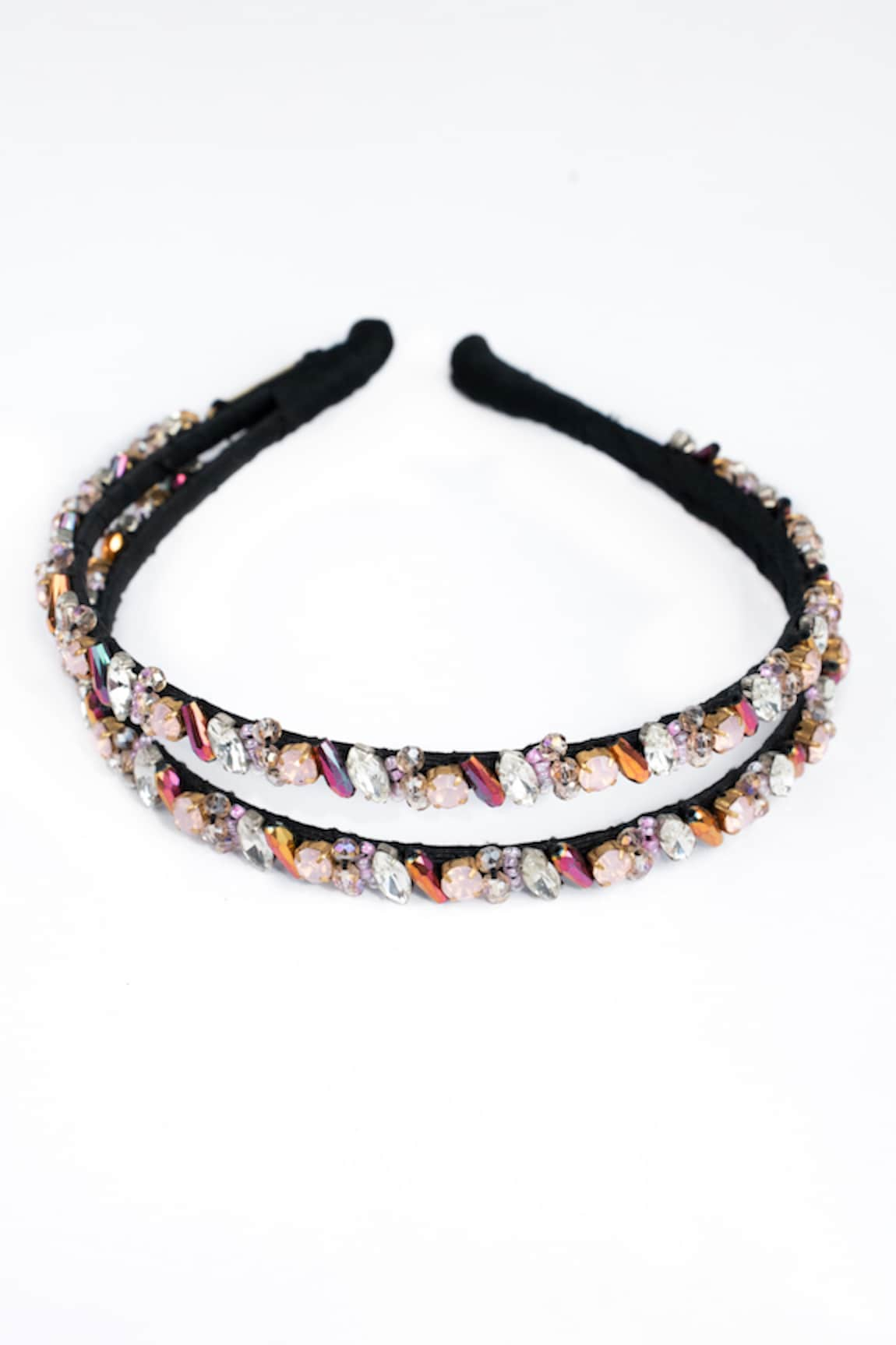 Born Flash Queen Double Layer Embellished Hair Band