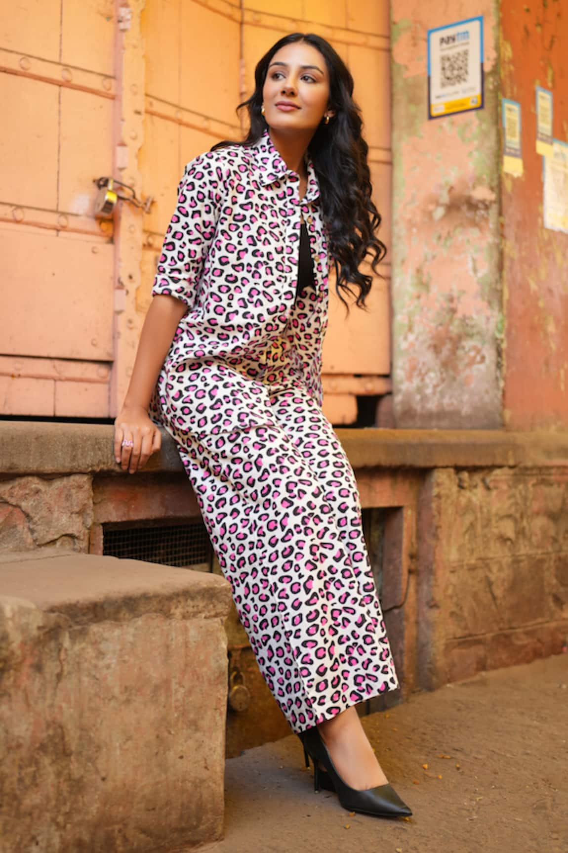 Gulaal Cotton Hand Printed Shirt & Pant Set