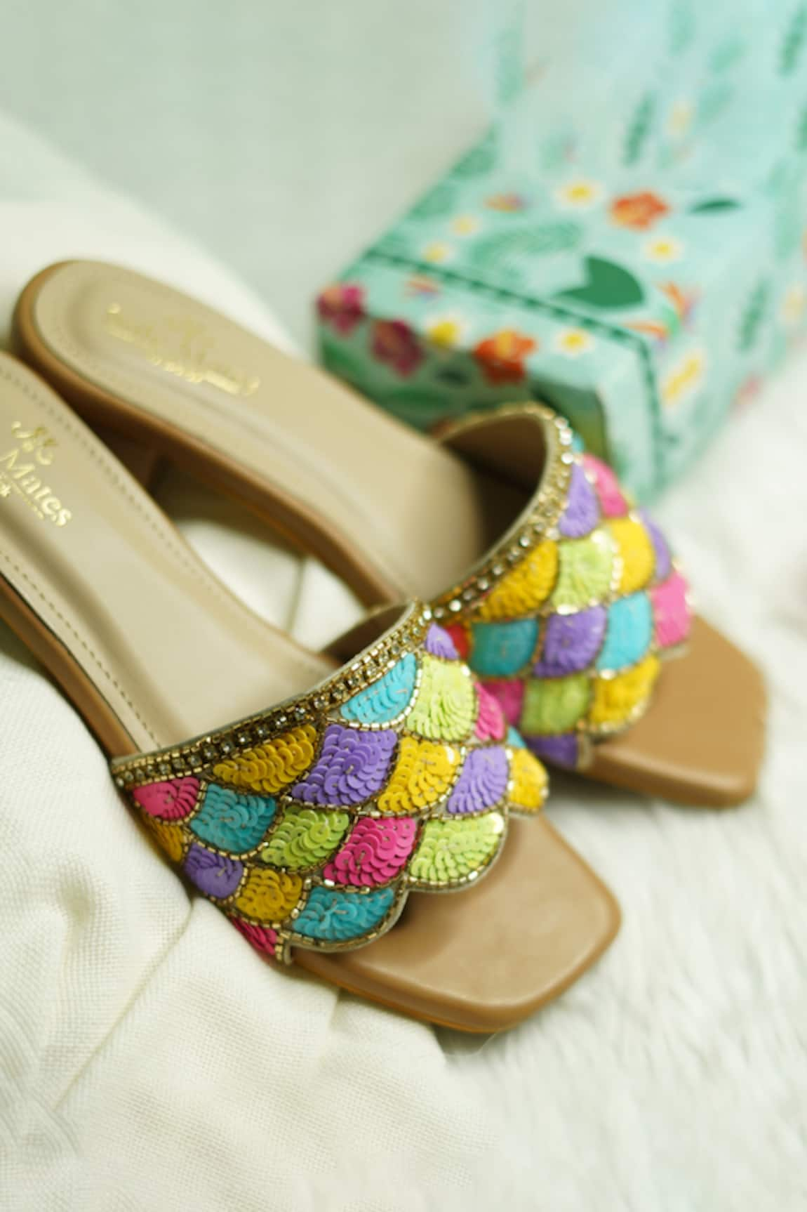 Sole Mates by Palak Handcrafted Embroidered Sliders