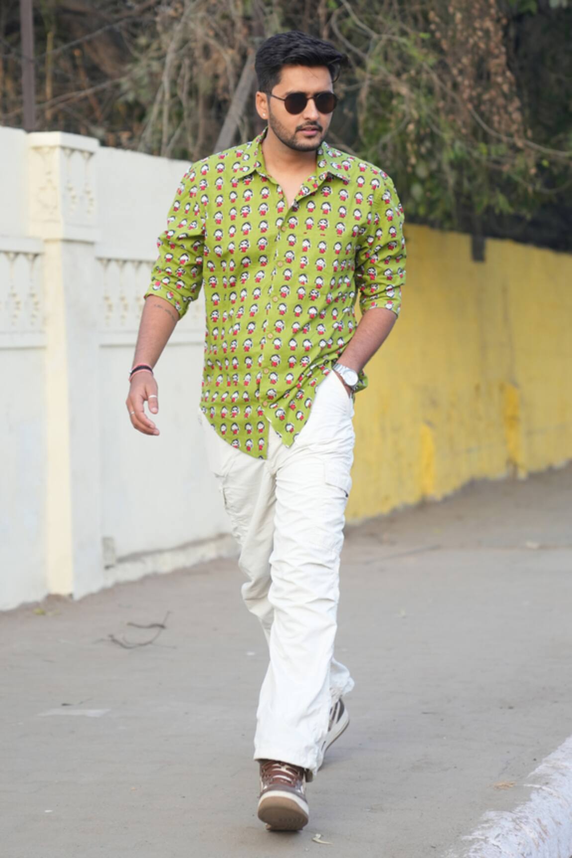 Gulaal Printed Button Down Shirt