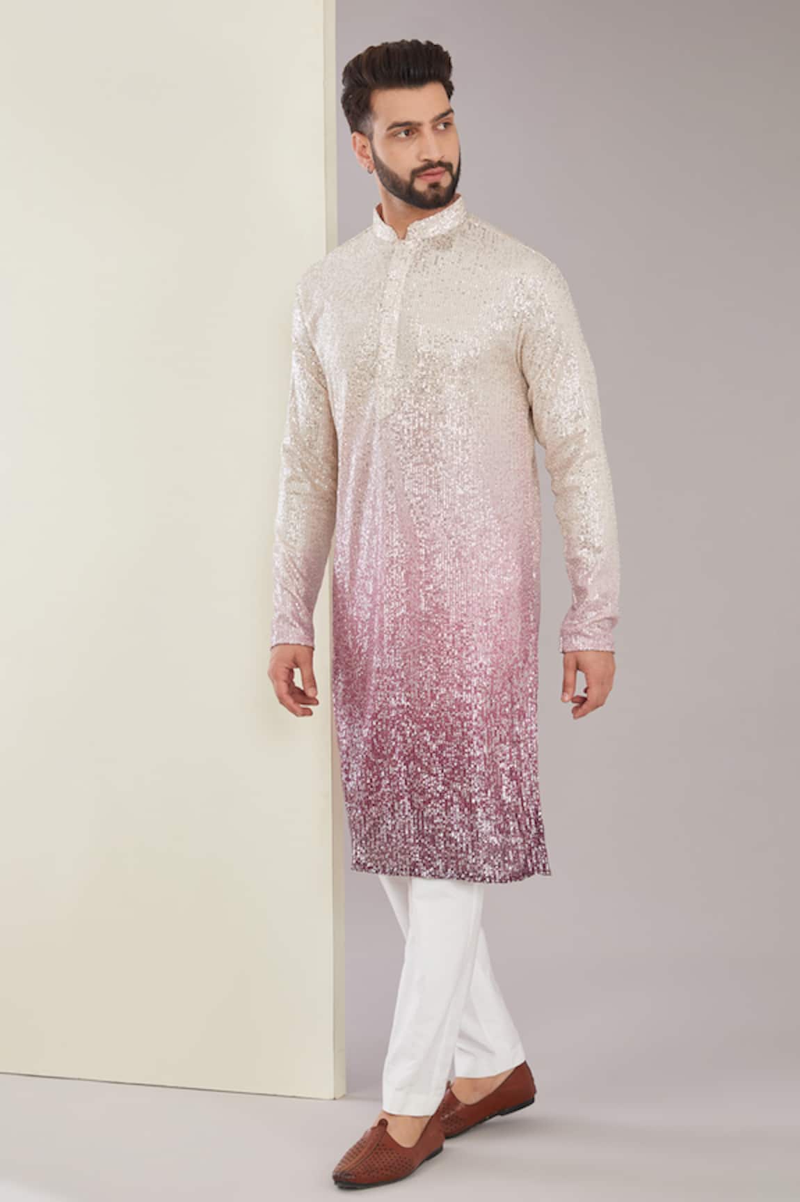 Kasbah Ombre Embroidered Kurta