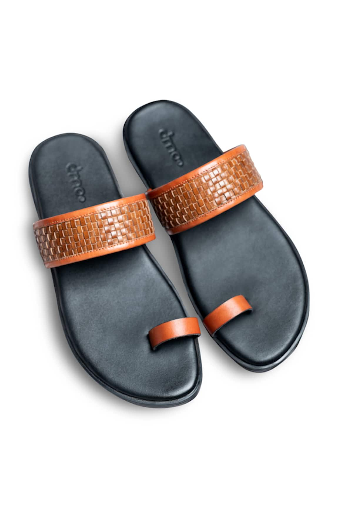 Dmodot Pelle Liscio Leather Woven Sandals