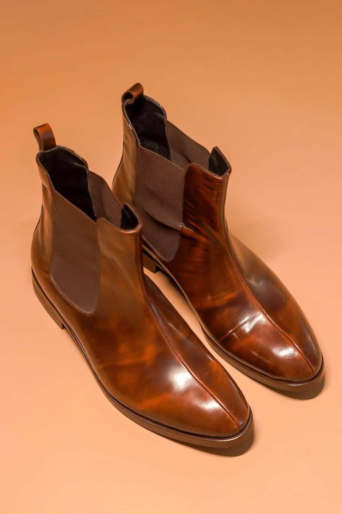 Dmodot Sprazzo Leather Chelsea Boots