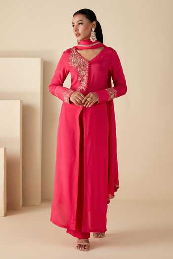 Suruchi Parakh Hand Embroidered Kurta Pant Set 