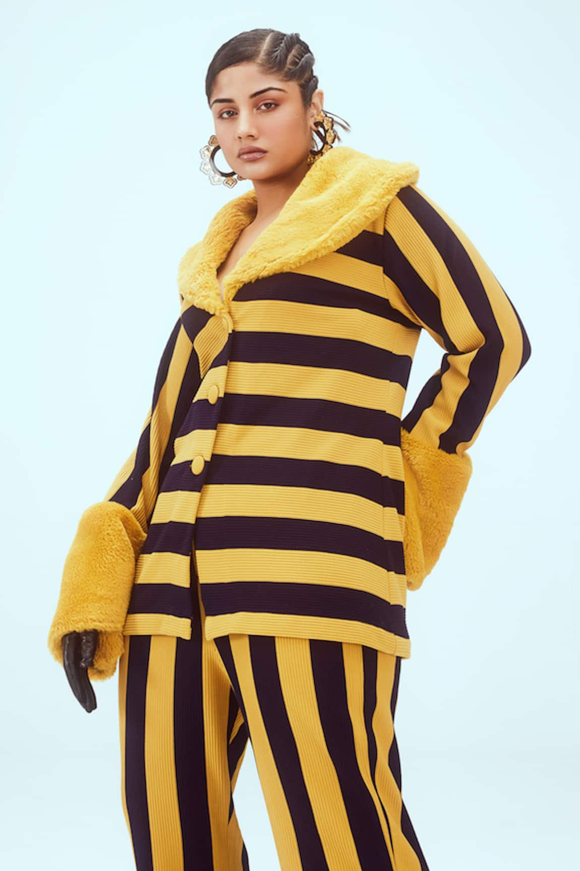 Mai Tai Knitted Striped Jacket