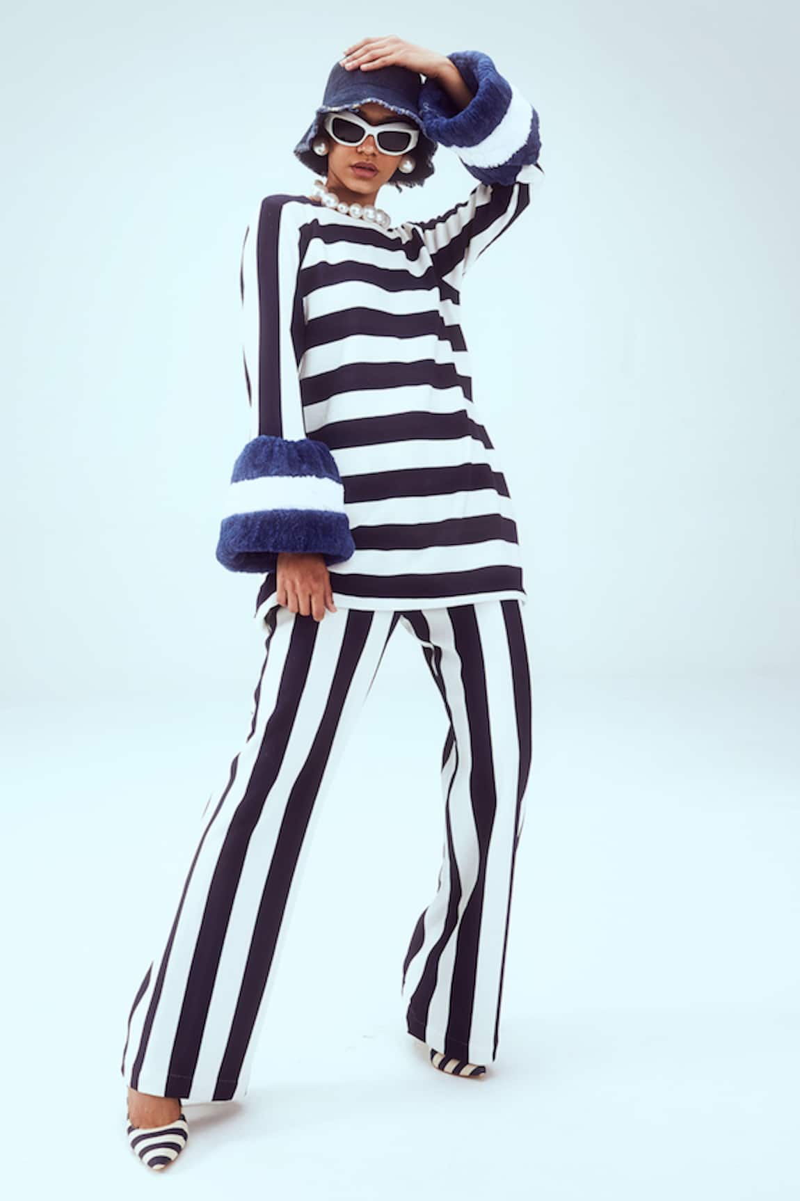 Mai Tai Striped Knitted Top & Pant Set