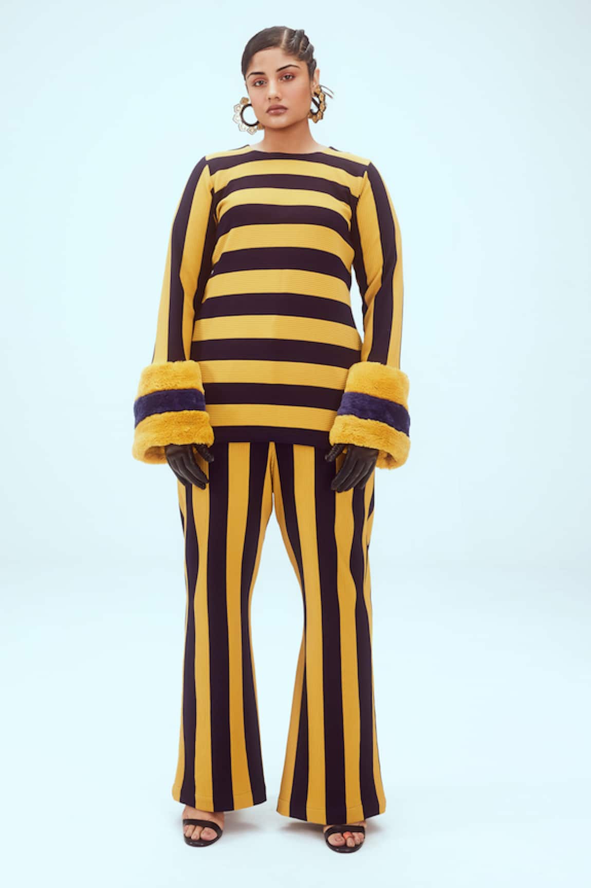 Mai Tai Knitted Striped Top & Pant Set